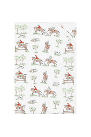Equestrian Chase Receiving Blanket