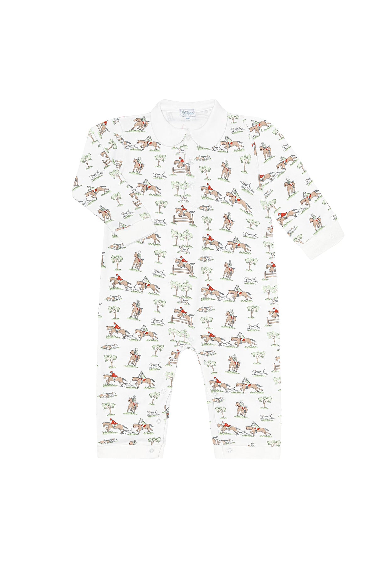 Equestrian Chase Romper Ls