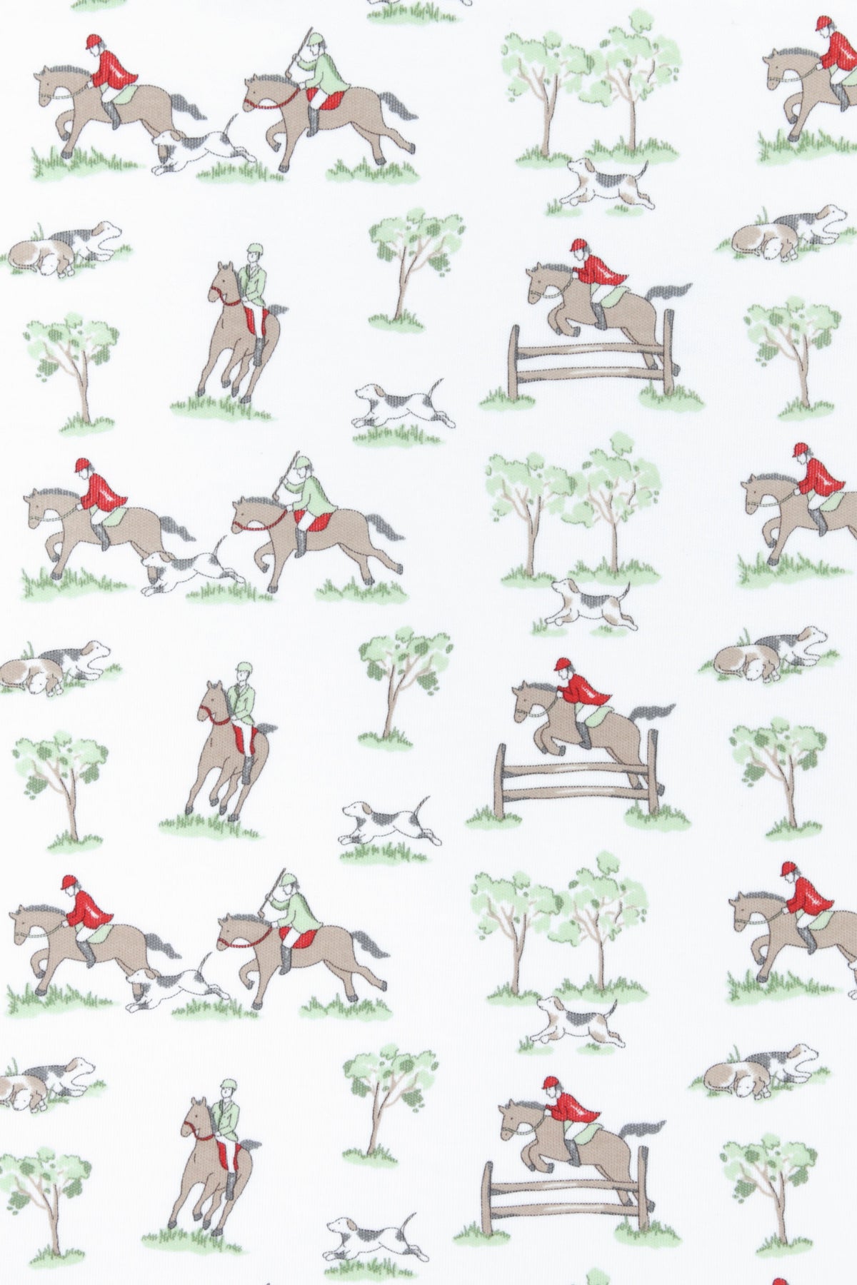 Equestrian Chase Romper Ls