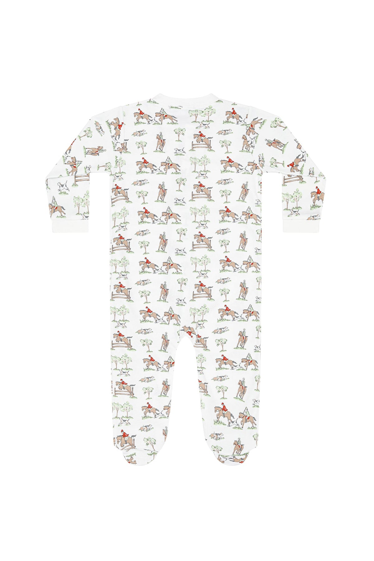 Equestrian Chase Zipper Footie