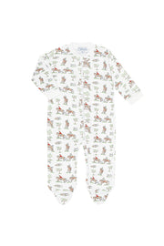 Equestrian Chase Zipper Footie