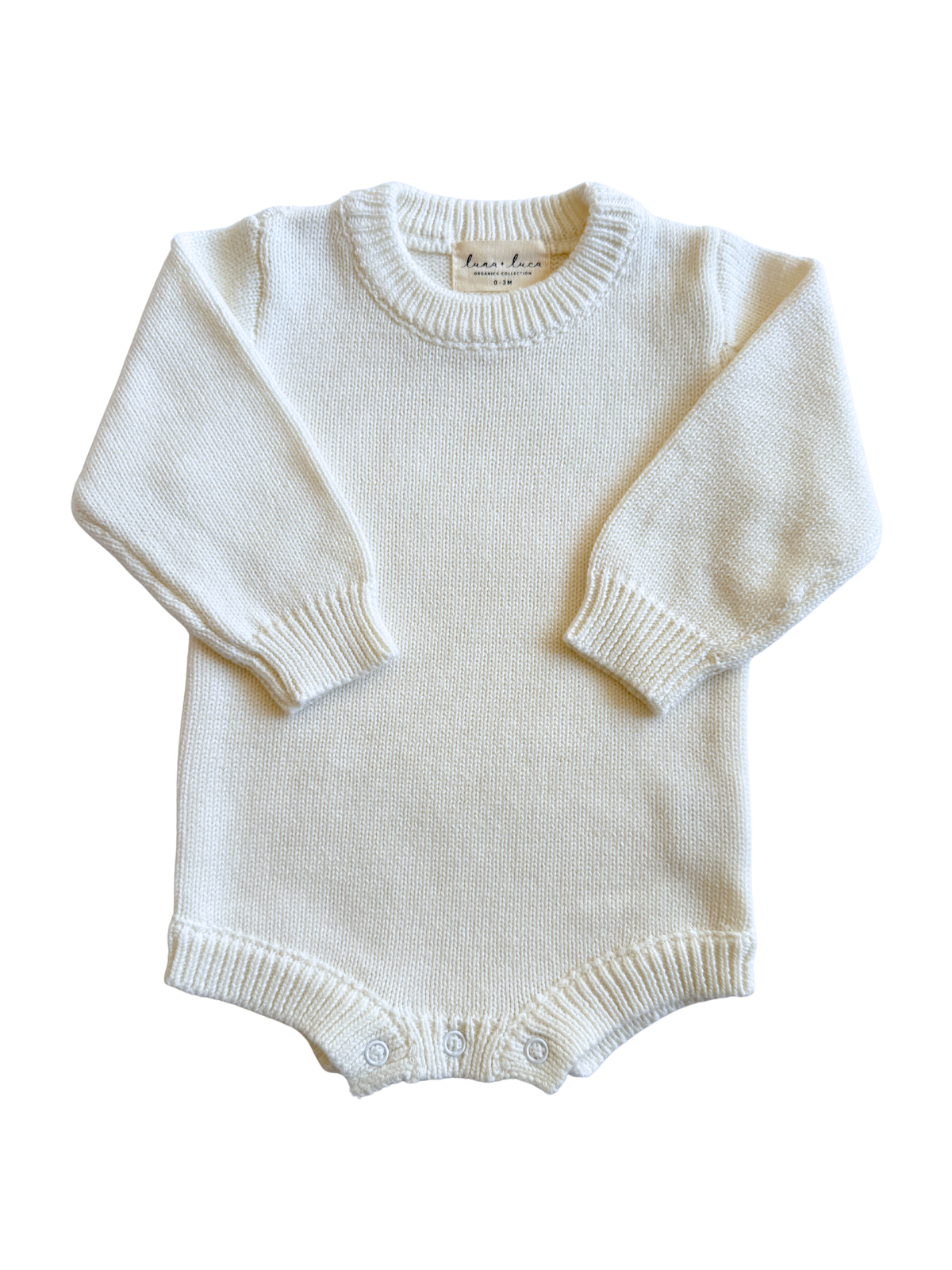 Essential Knit Romper - White