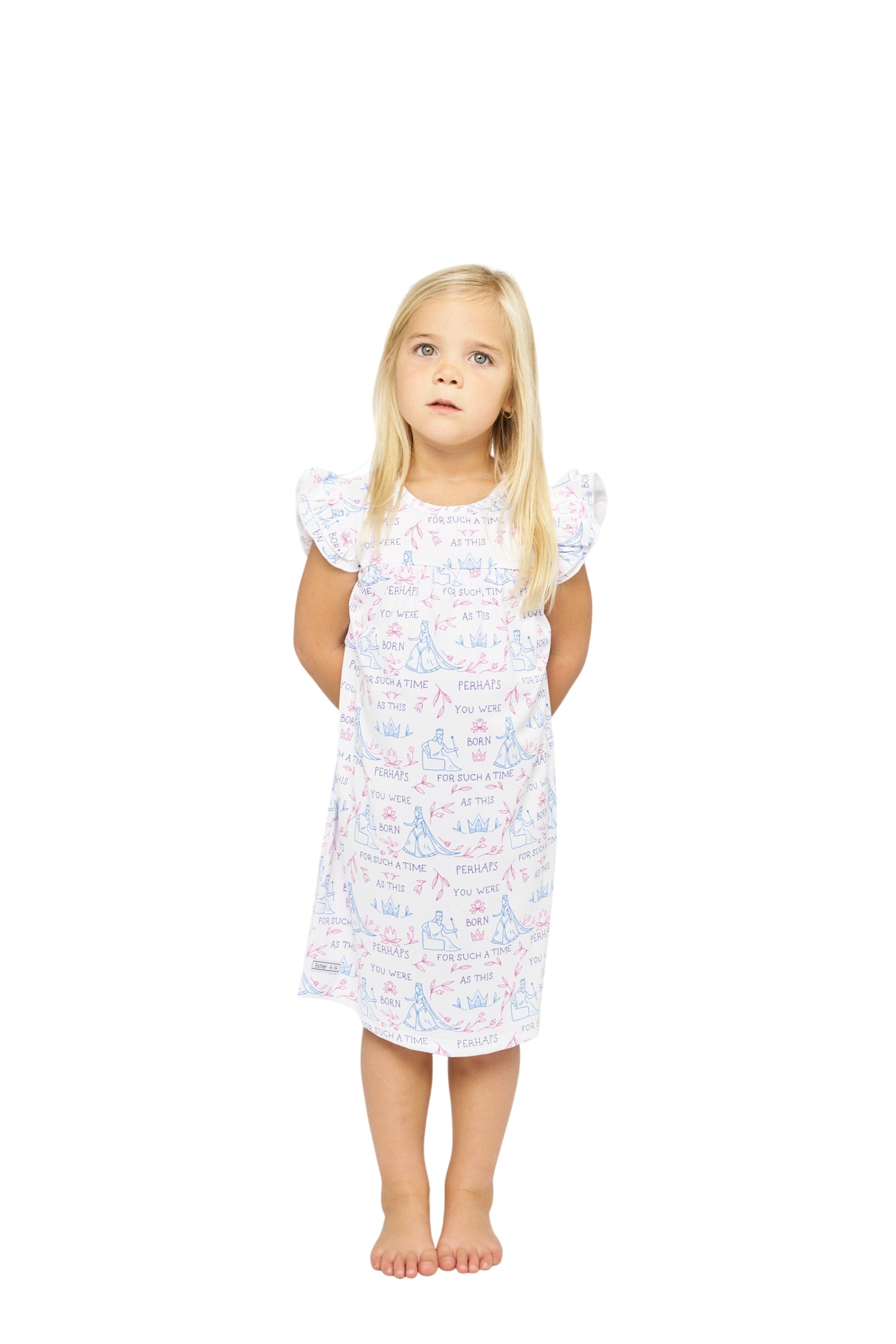 Queen Esther Pj Girls Nightgown Polyester