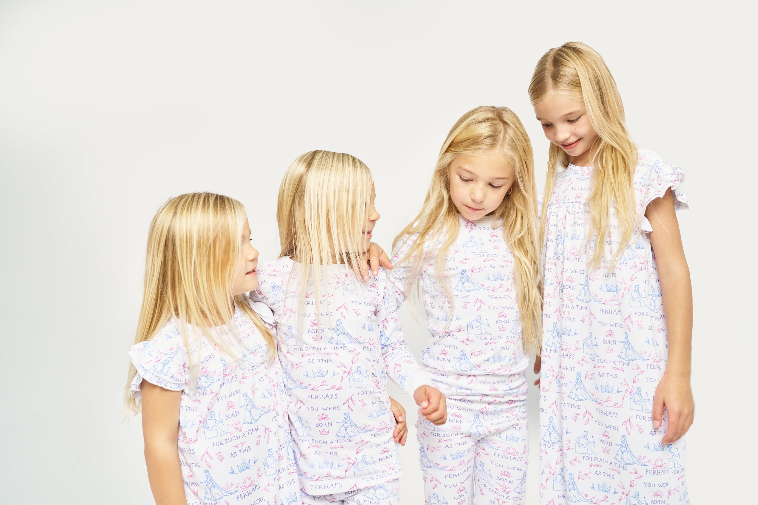 Queen Esther Pj Long Sleeve Set Cotton