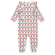 Evelyn Girls' Romper Cowboy Christmas