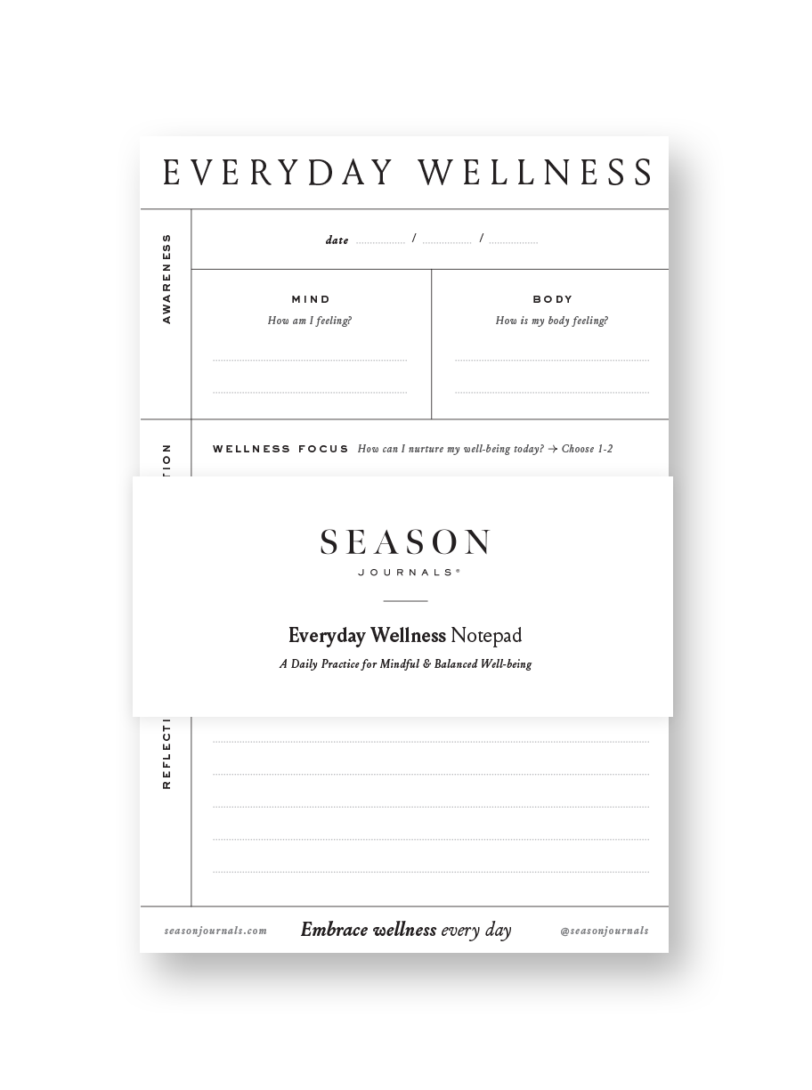 Everyday Wellness Notepad