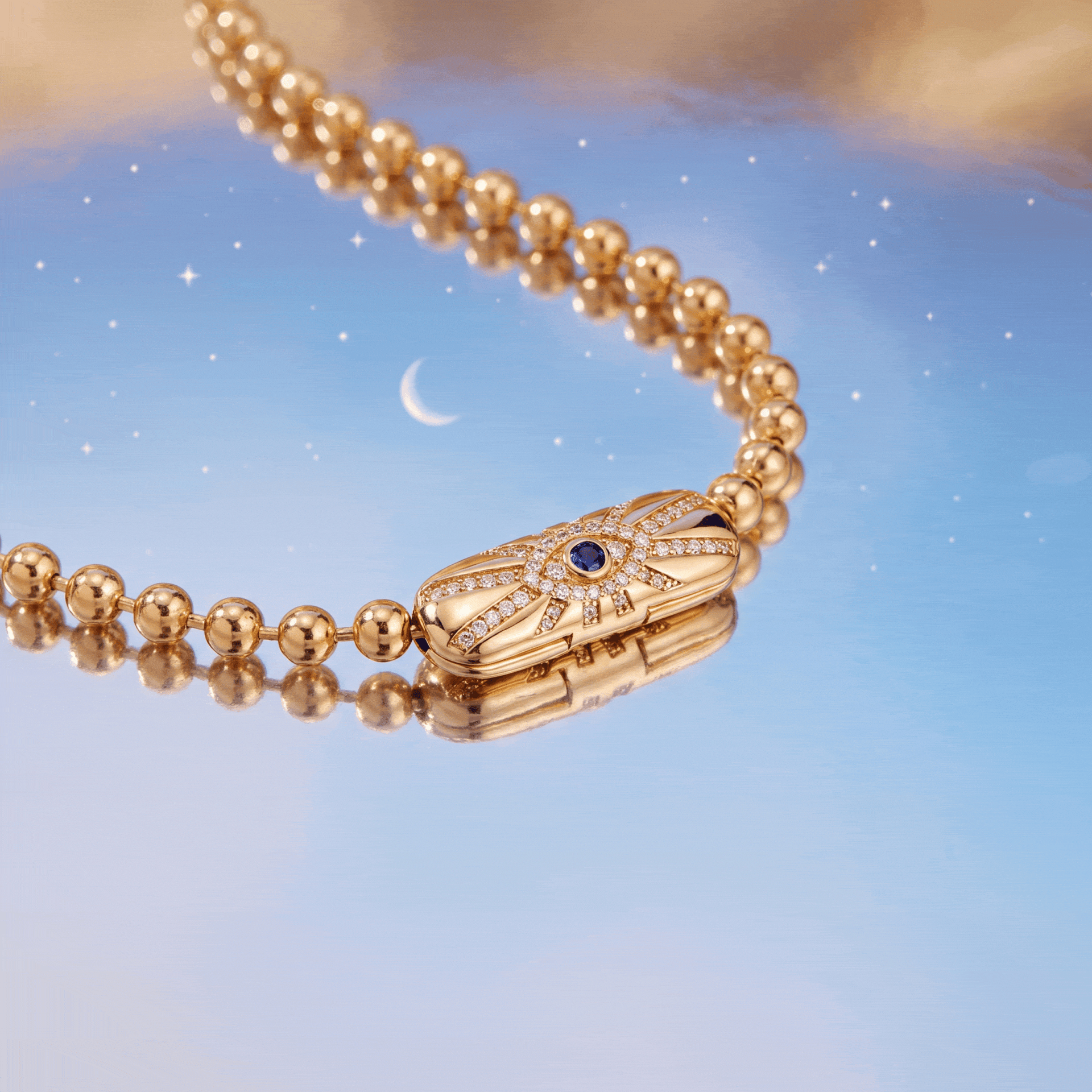 Evil Eye Barrel Closure Bracelet