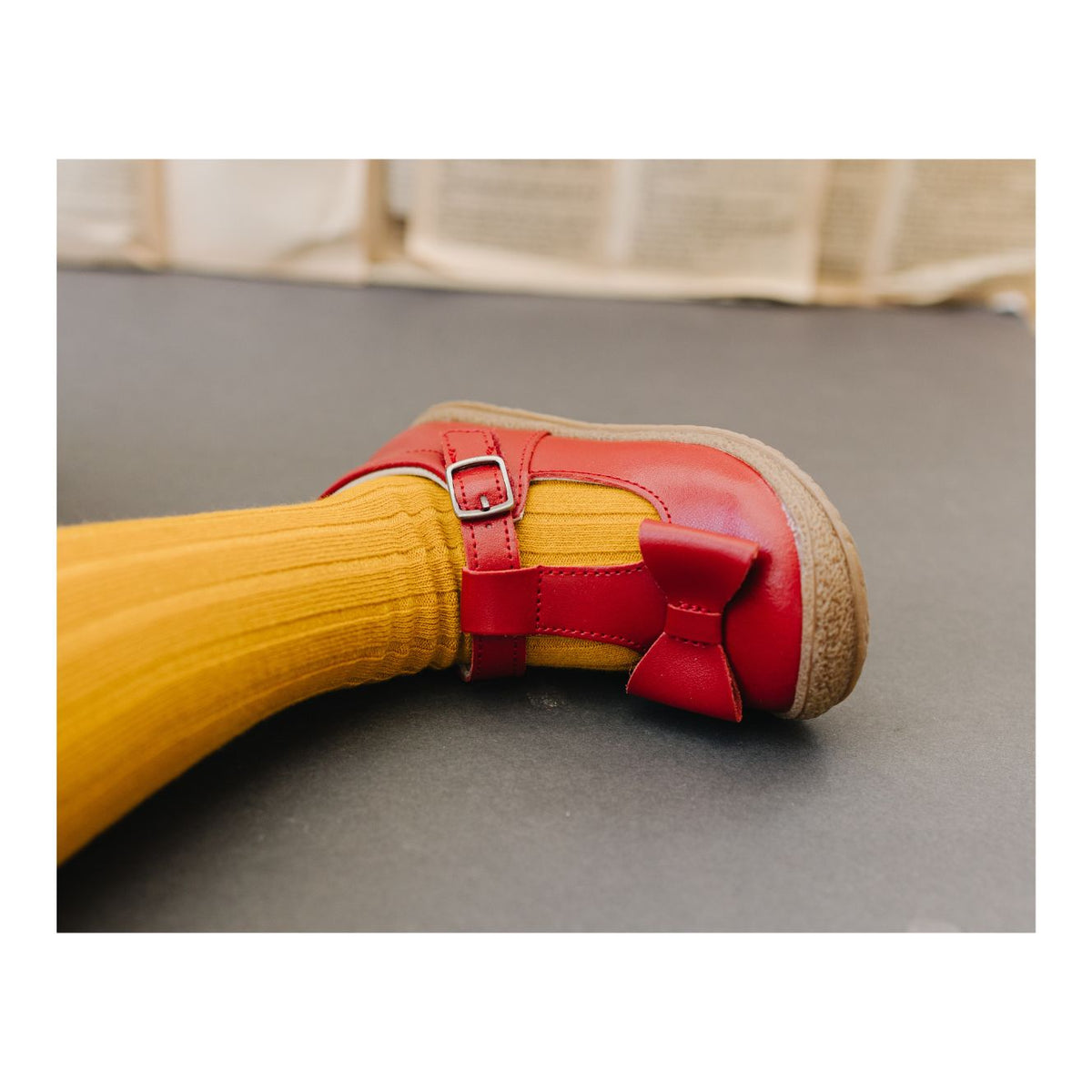 Emma Classic Bow T-strap Mary Jane