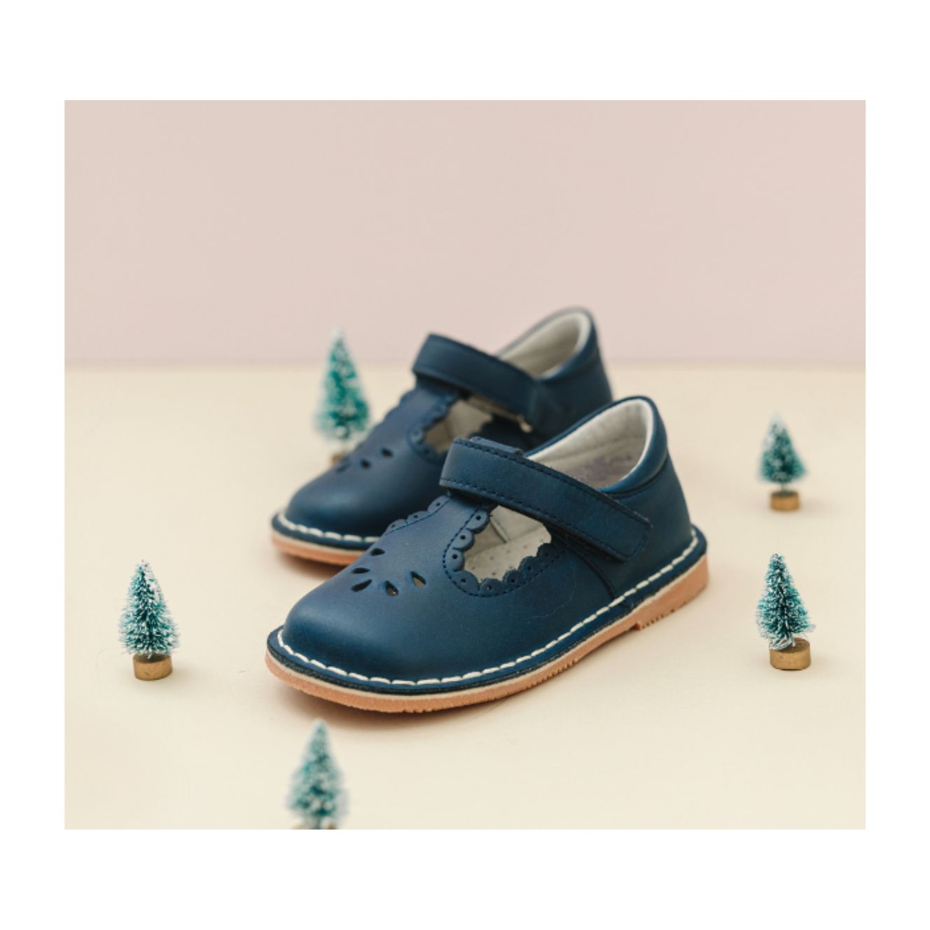 Angie Scalloped T-strap Mary Jane