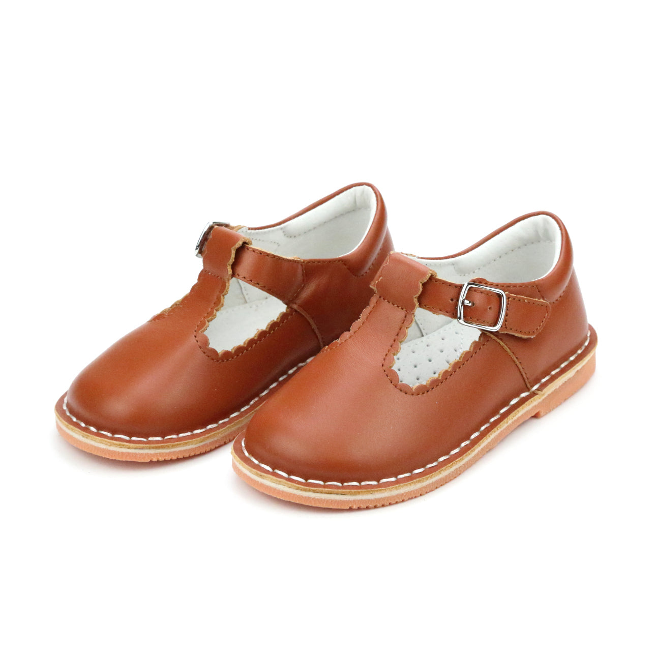 Selina Scalloped T-strap Mary Jane