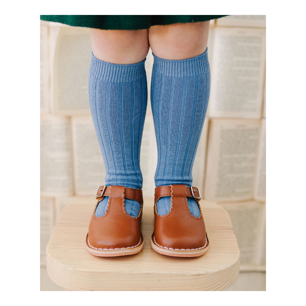 Selina Scalloped T-strap Mary Jane