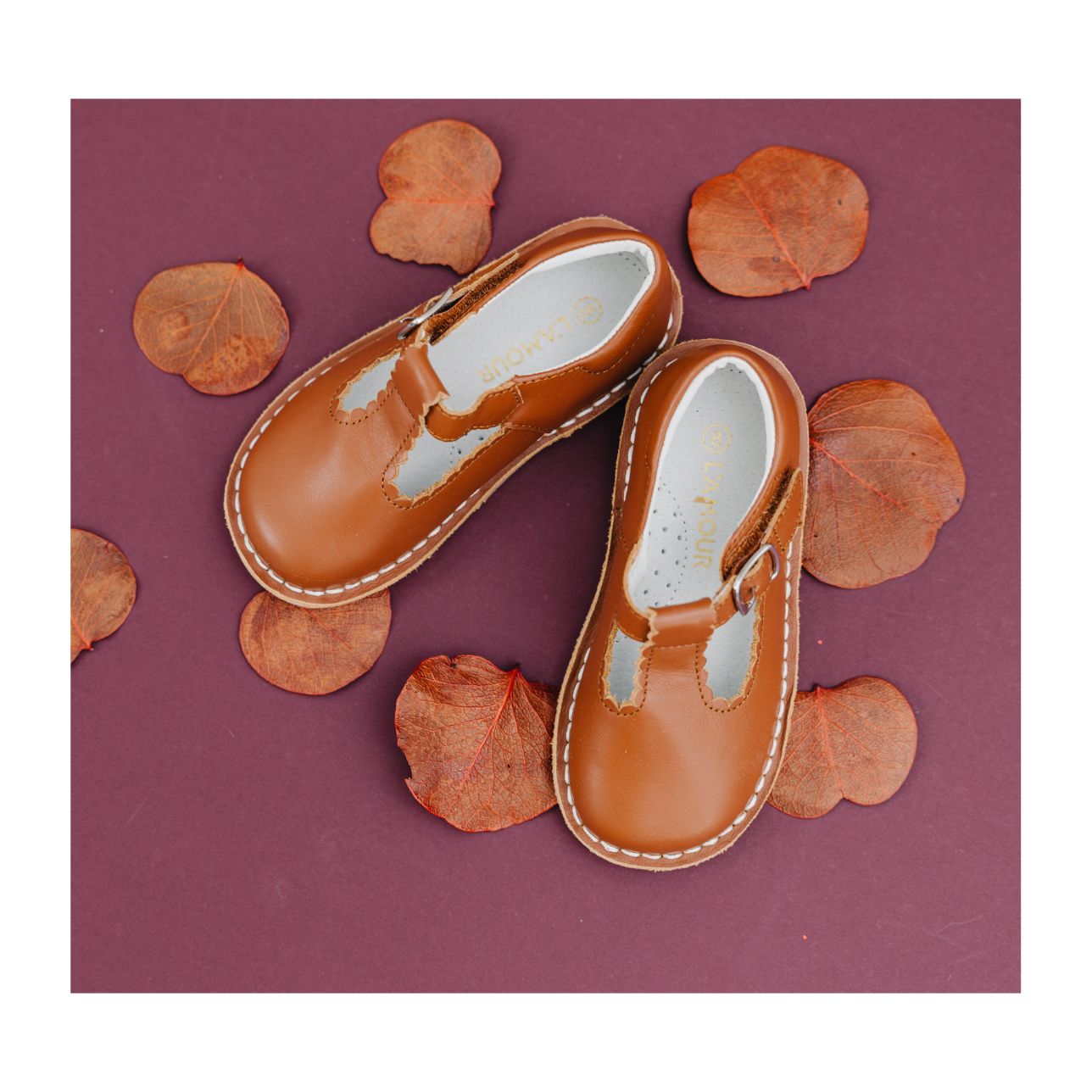 Selina Scalloped T-strap Mary Jane