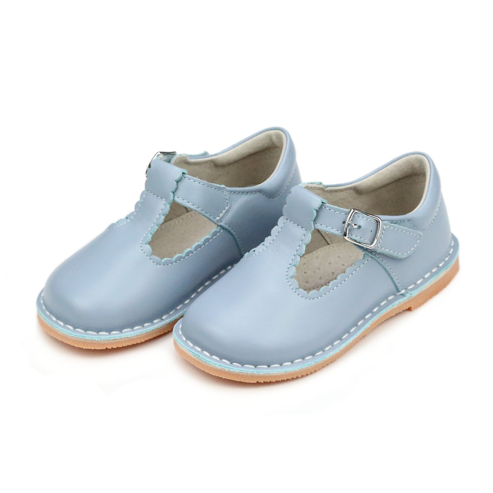 Selina Scalloped T-strap Mary Jane