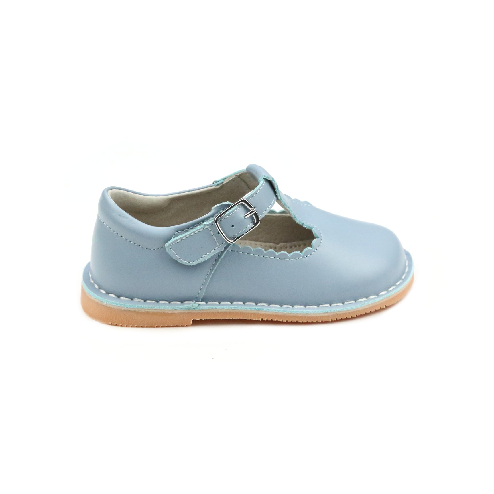 Selina Scalloped T-strap Mary Jane