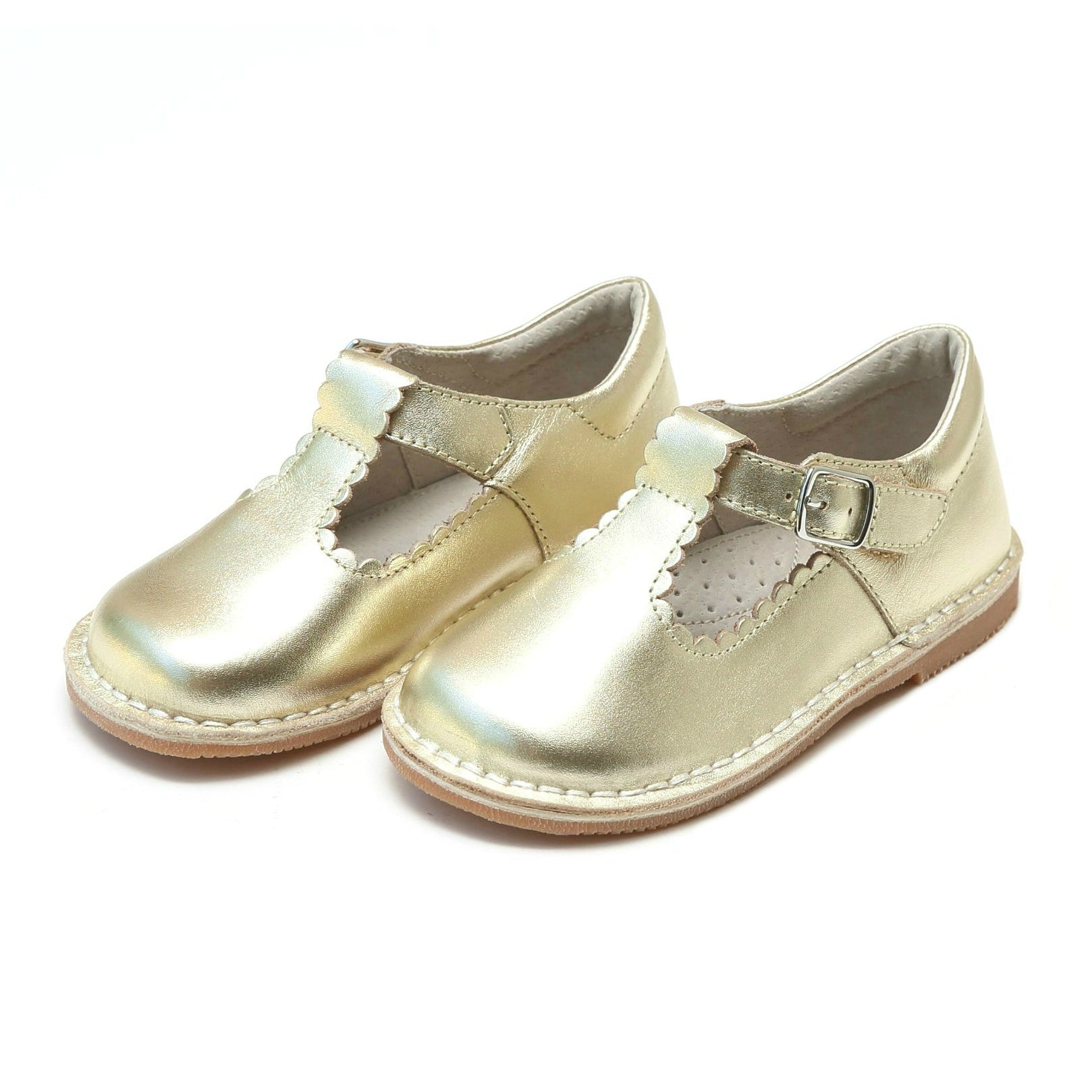 Selina Scalloped T-strap Mary Jane