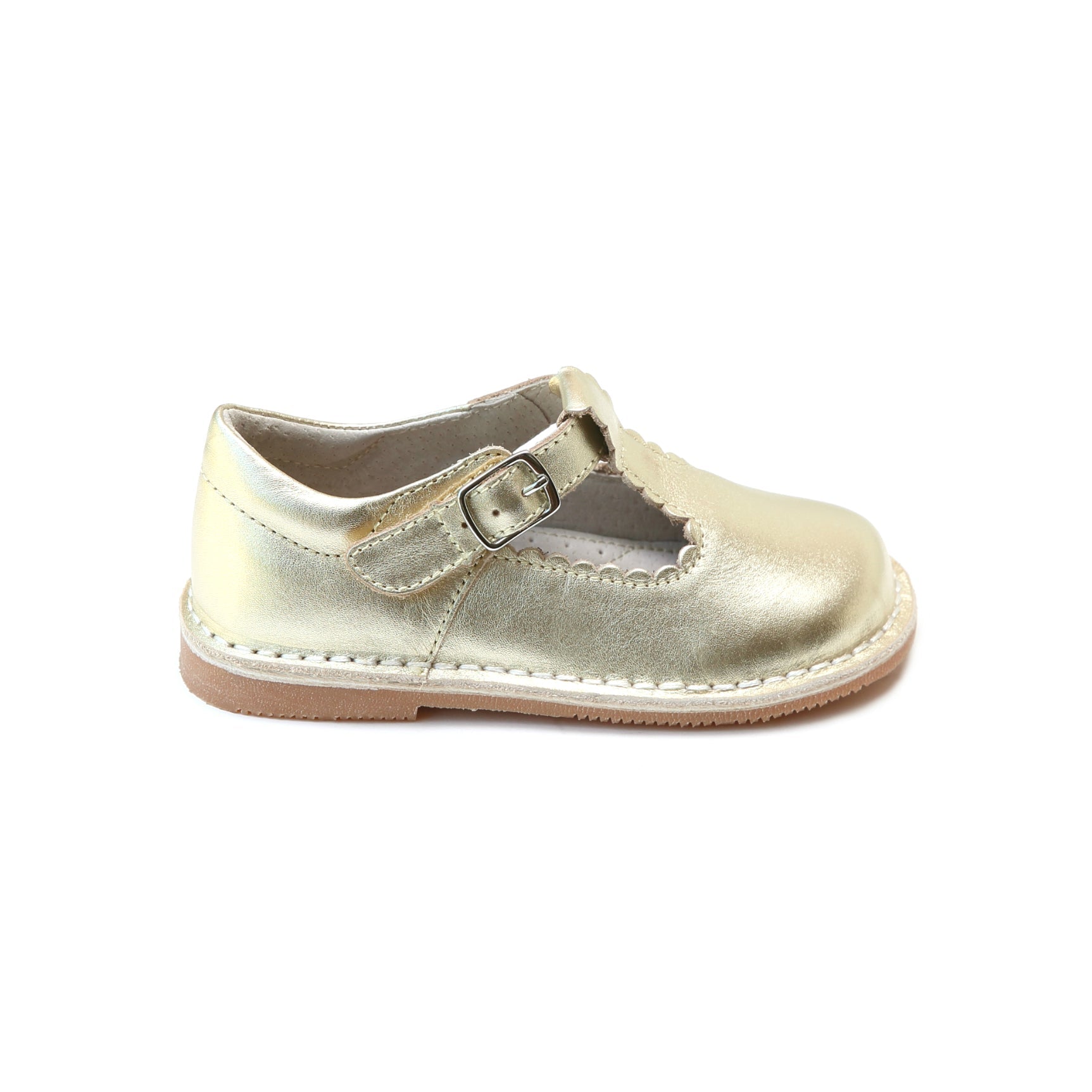 Selina Scalloped T-strap Mary Jane