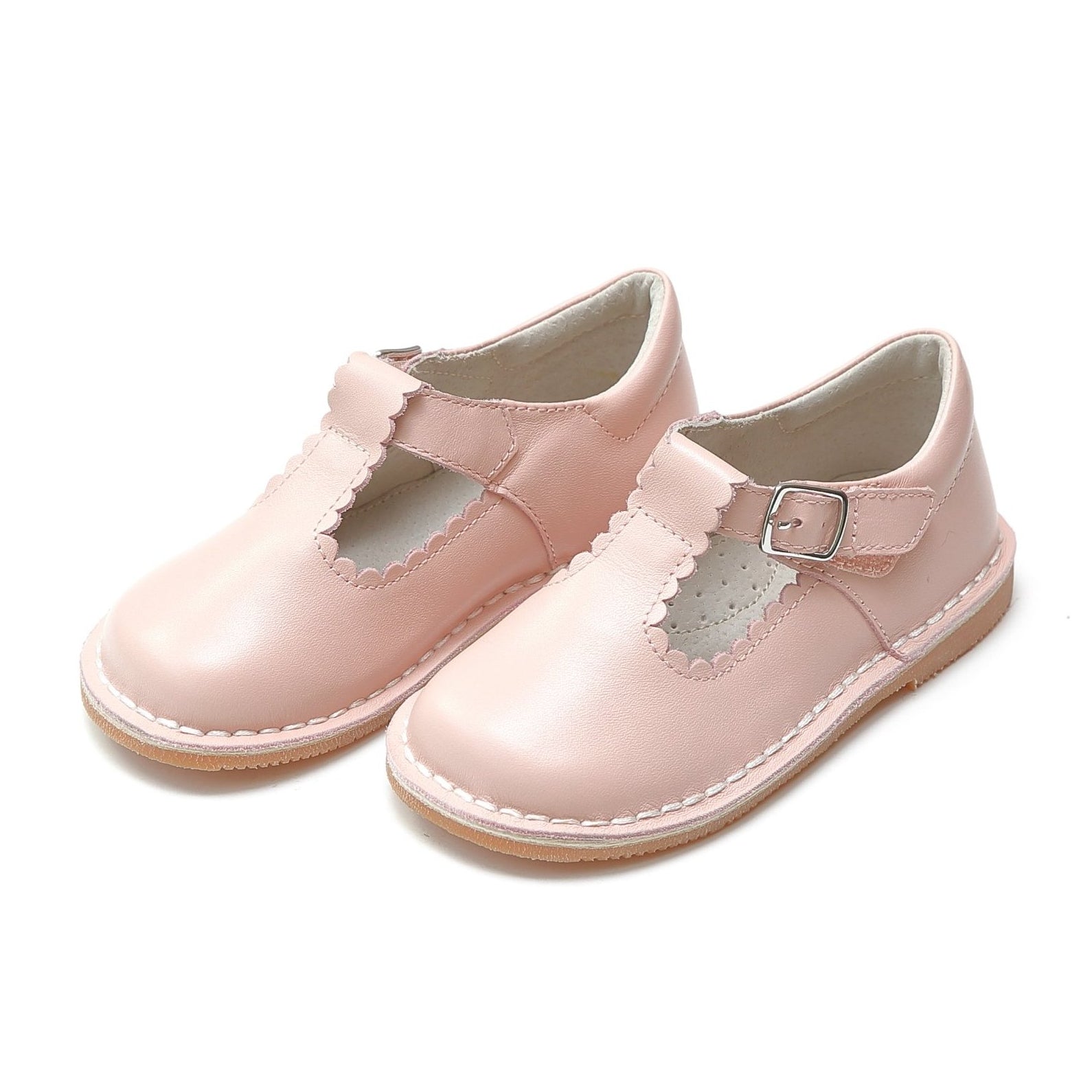 Selina Scalloped T-strap Mary Jane