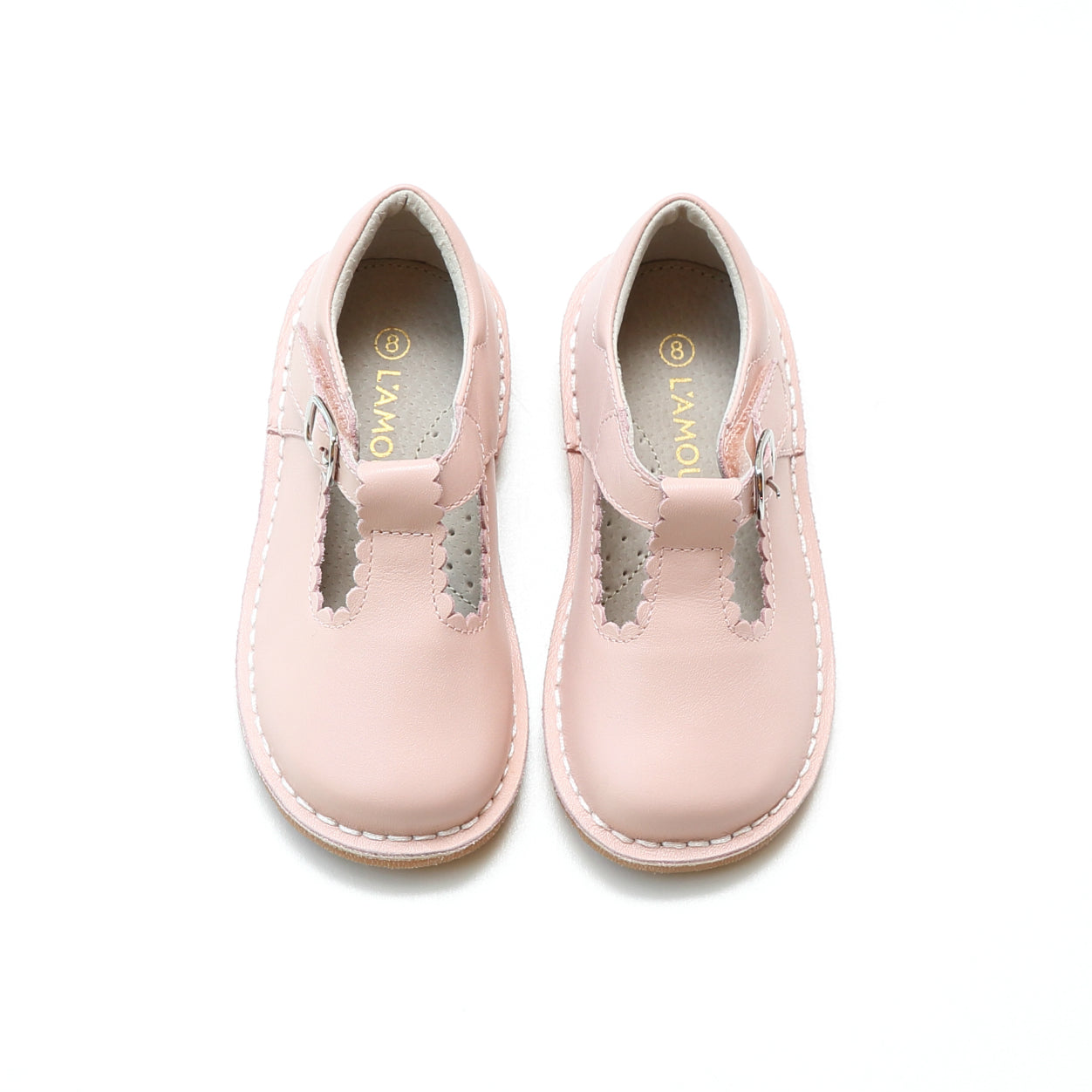 Selina Scalloped T-strap Mary Jane