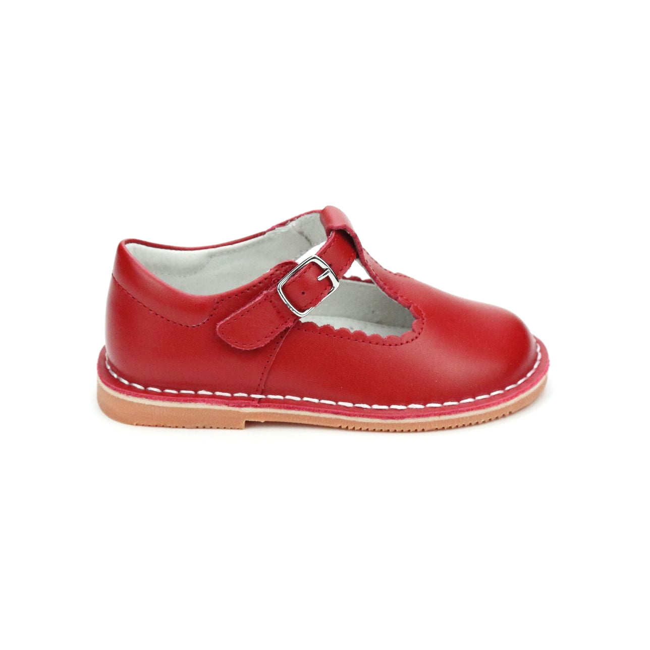 Selina Scalloped T-strap Mary Jane