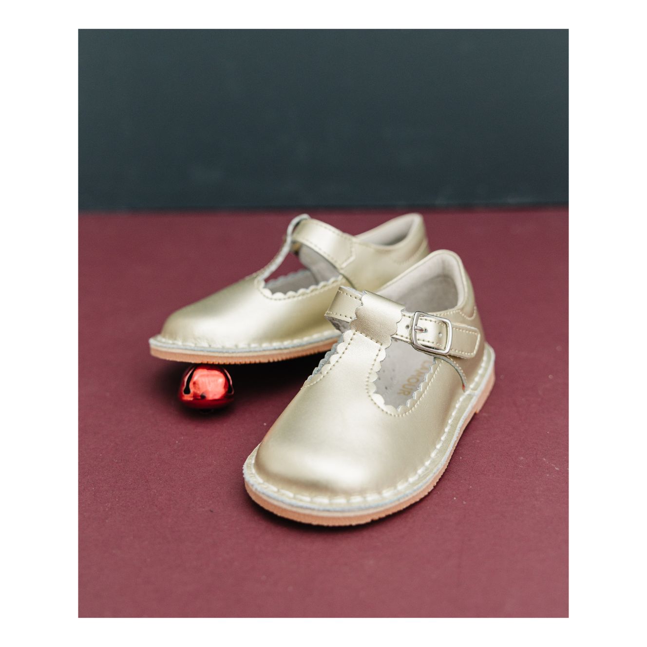 Selina Scalloped T-strap Mary Jane