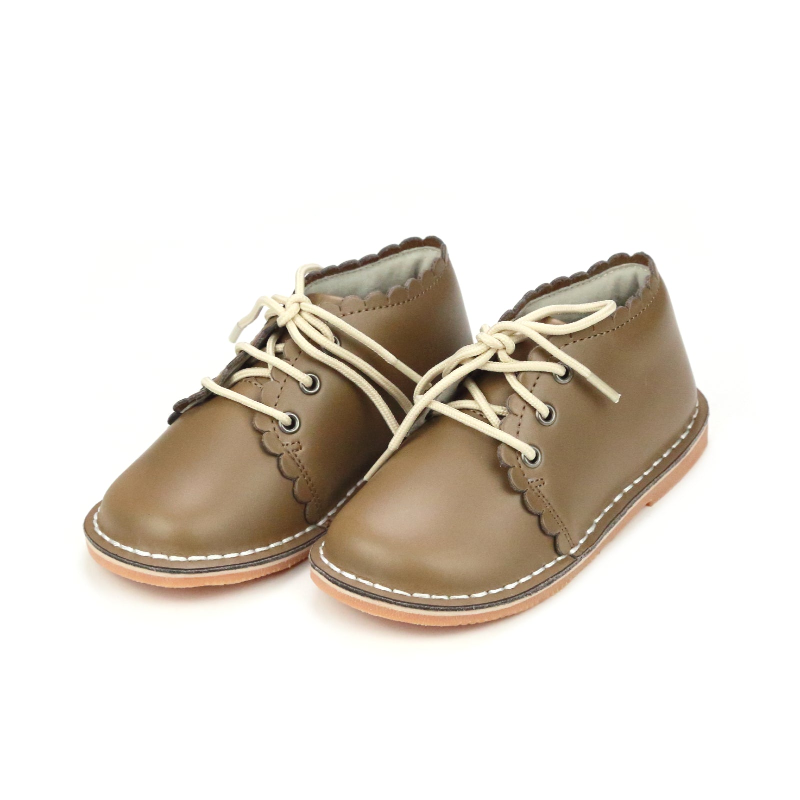 Georgie Scalloped Lace Up Boot