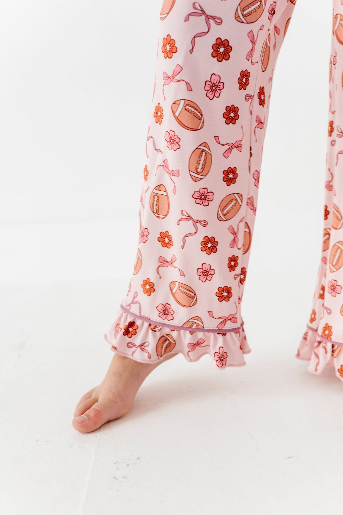 Friday Night Florals Ruffle Button Up Set (est Ship Time 2-3 Weeks)