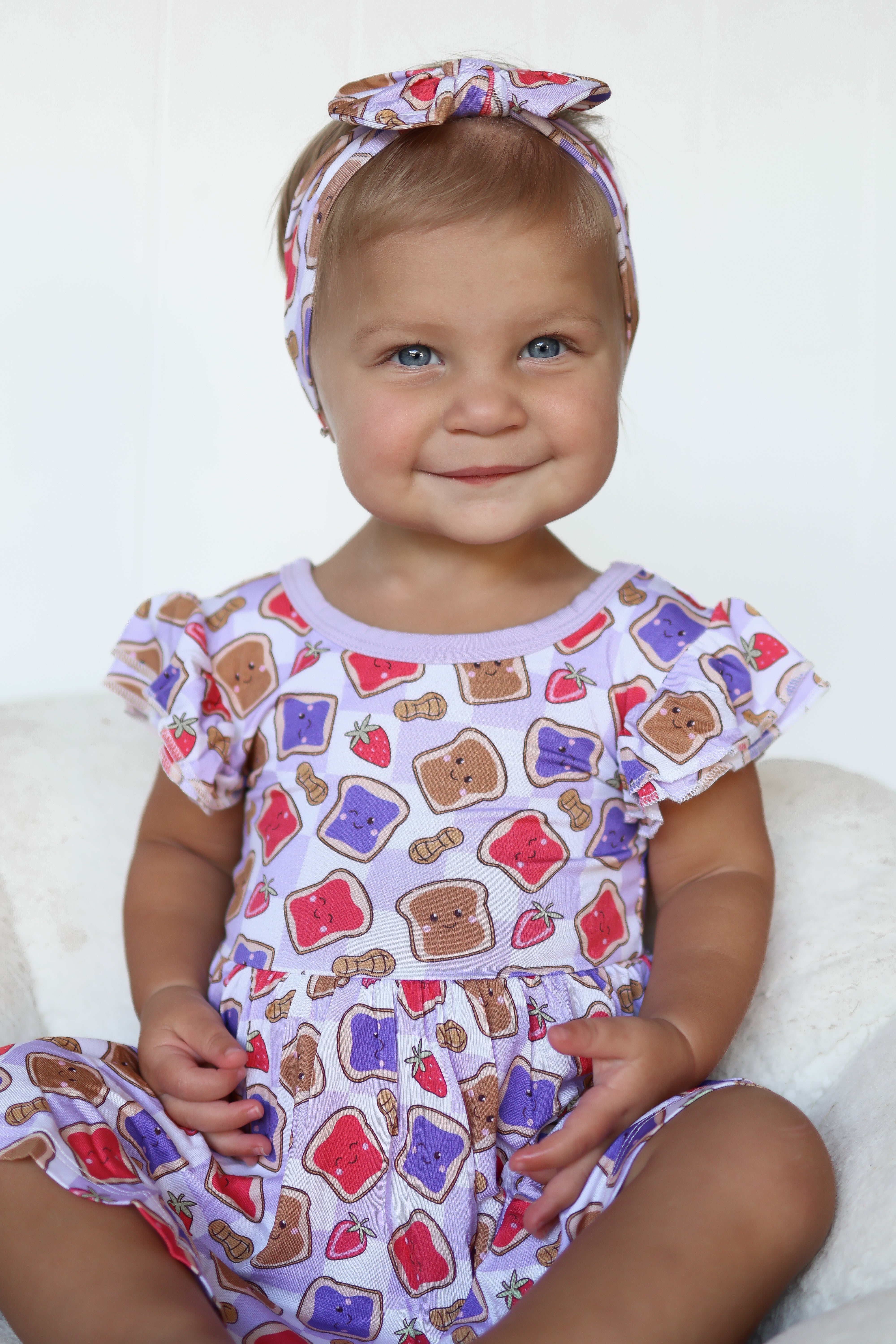 Exclusive Peanut Butter Jelly Time Dream Cap Sleeve Bodysuit Dress