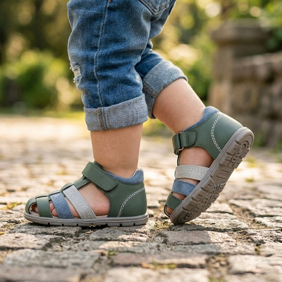 Clover Green Barefoot Toddler Sandals – Comfortable And Stylish