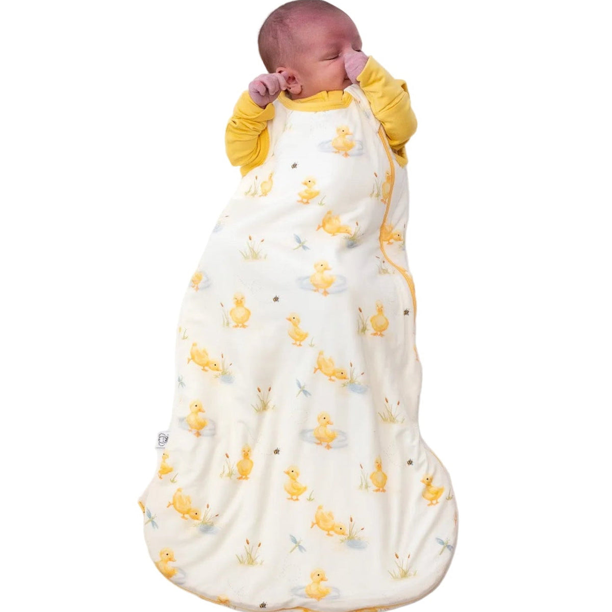 My First Waddle Bamboo Sleep Sacks- Duck Print Double Zip