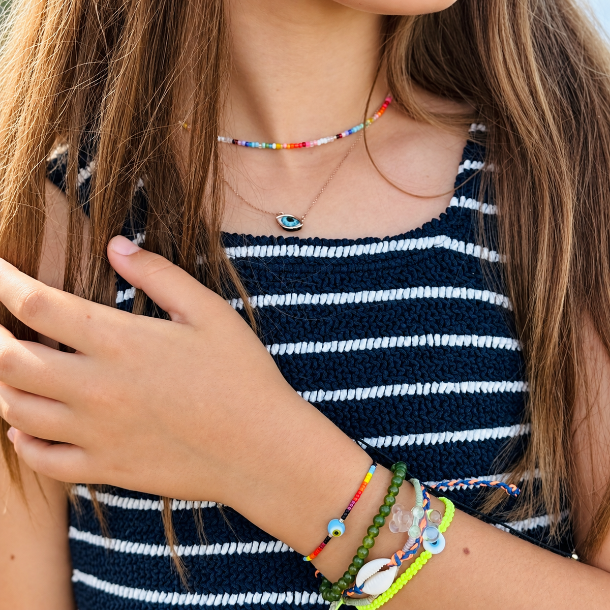 Kids Mirabella Evil Eye Bracelet