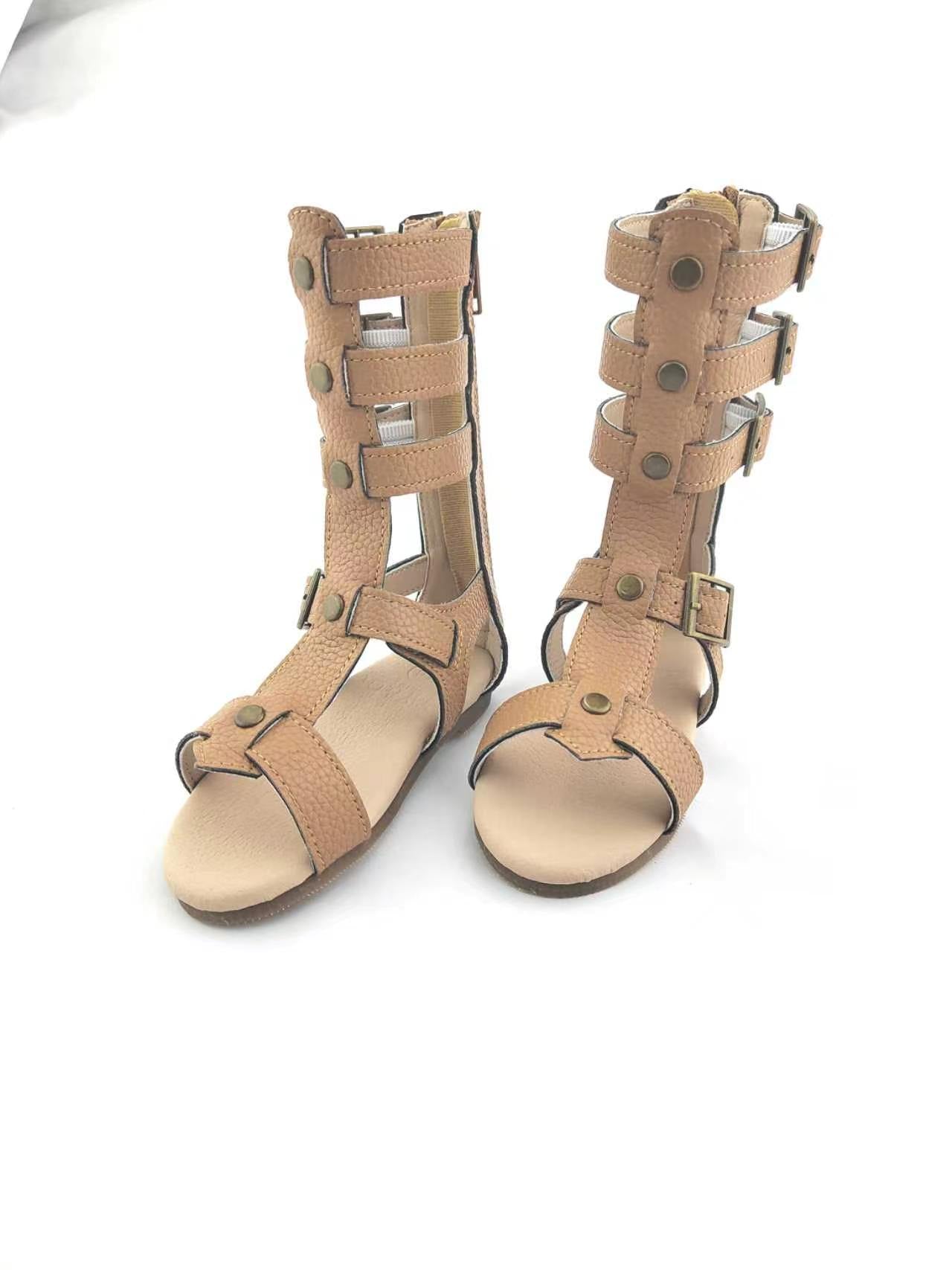 Maddie Gladiator Sandals - Honey