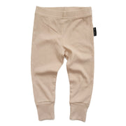 Bamboo Ribbed Leggings - Sand