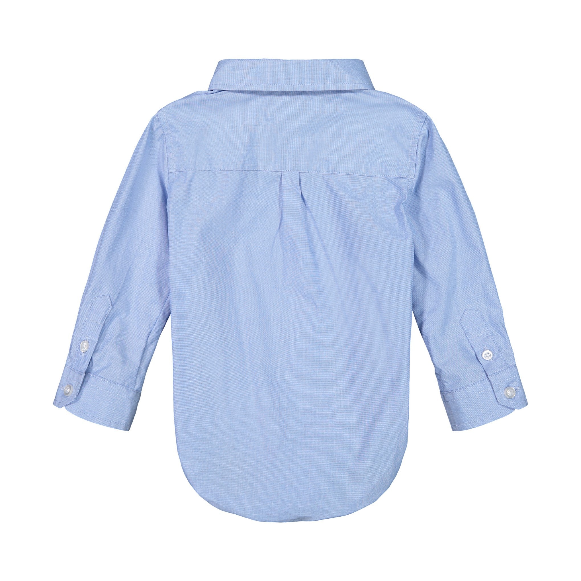 Infant Boy Blue Chambray Button-down Shirtzie®