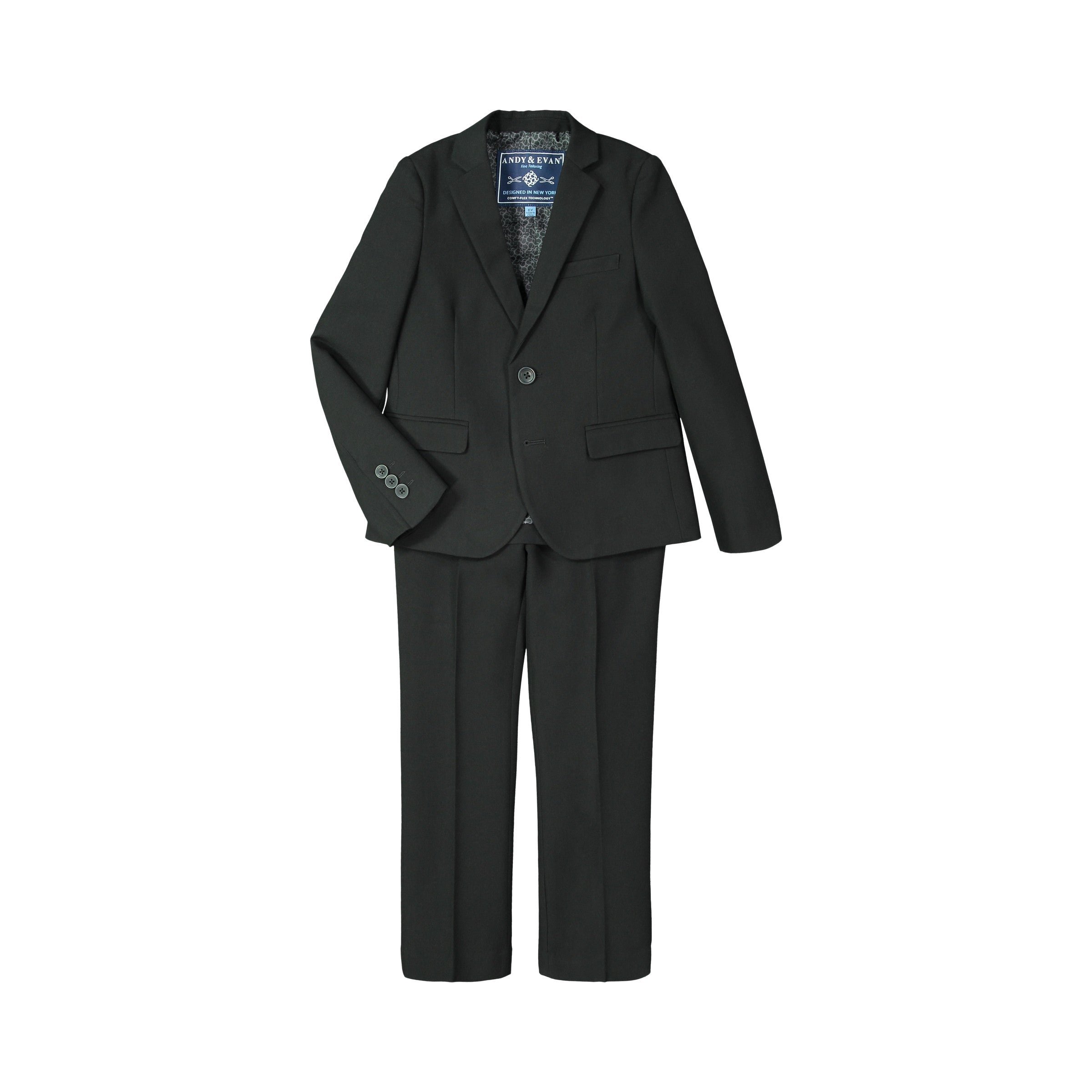 Black Stretch Suit With Comfy-flex Technology®