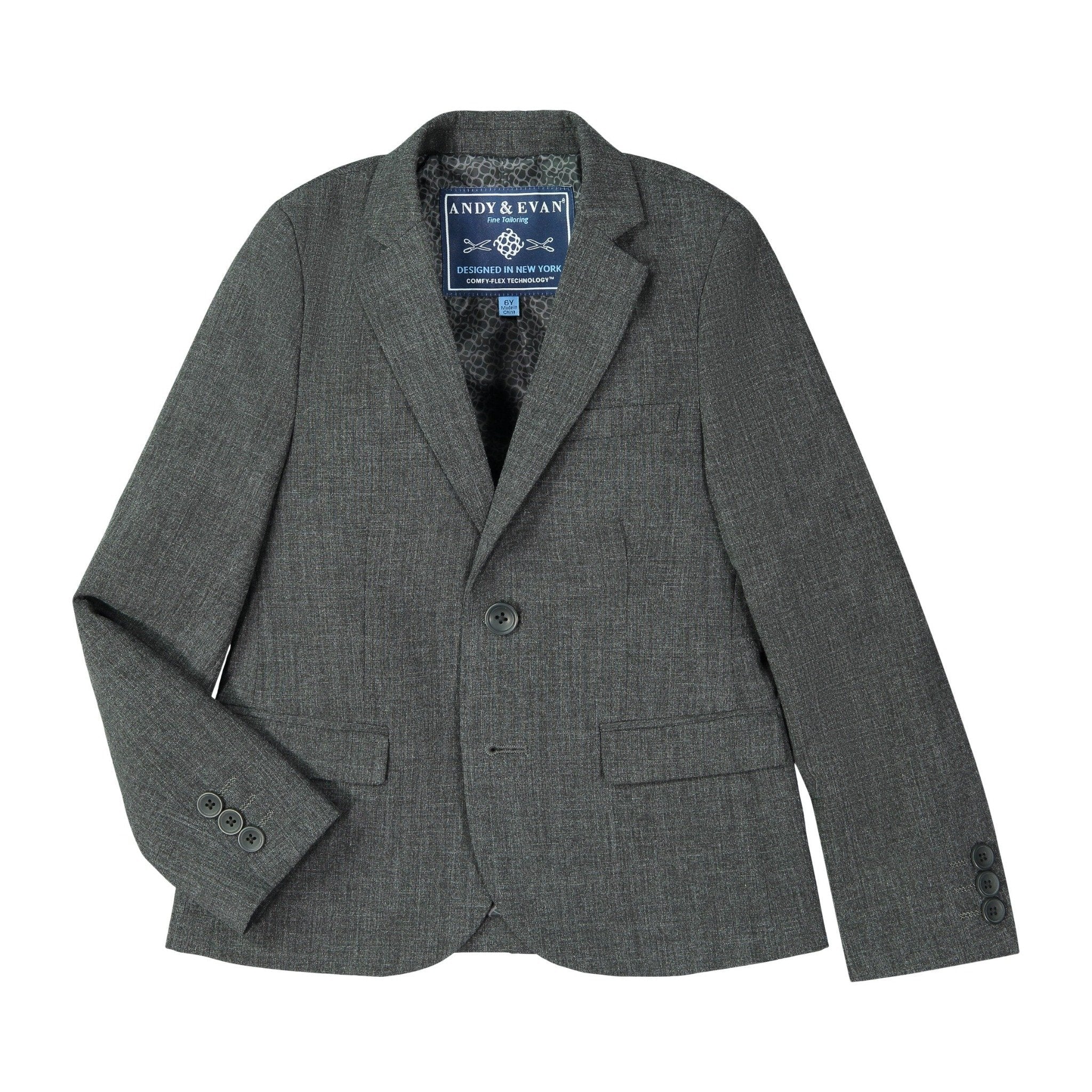 Grey Stretch Suit With Comfy-flex Technology®