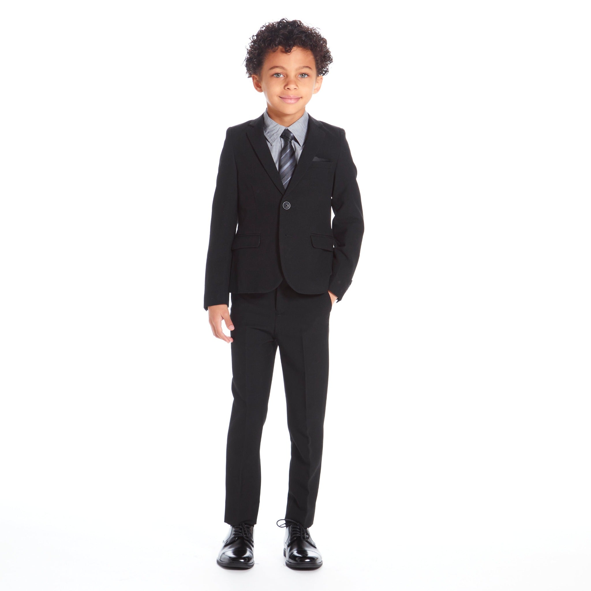 Black Stretch Suit With Comfy-flex Technology®