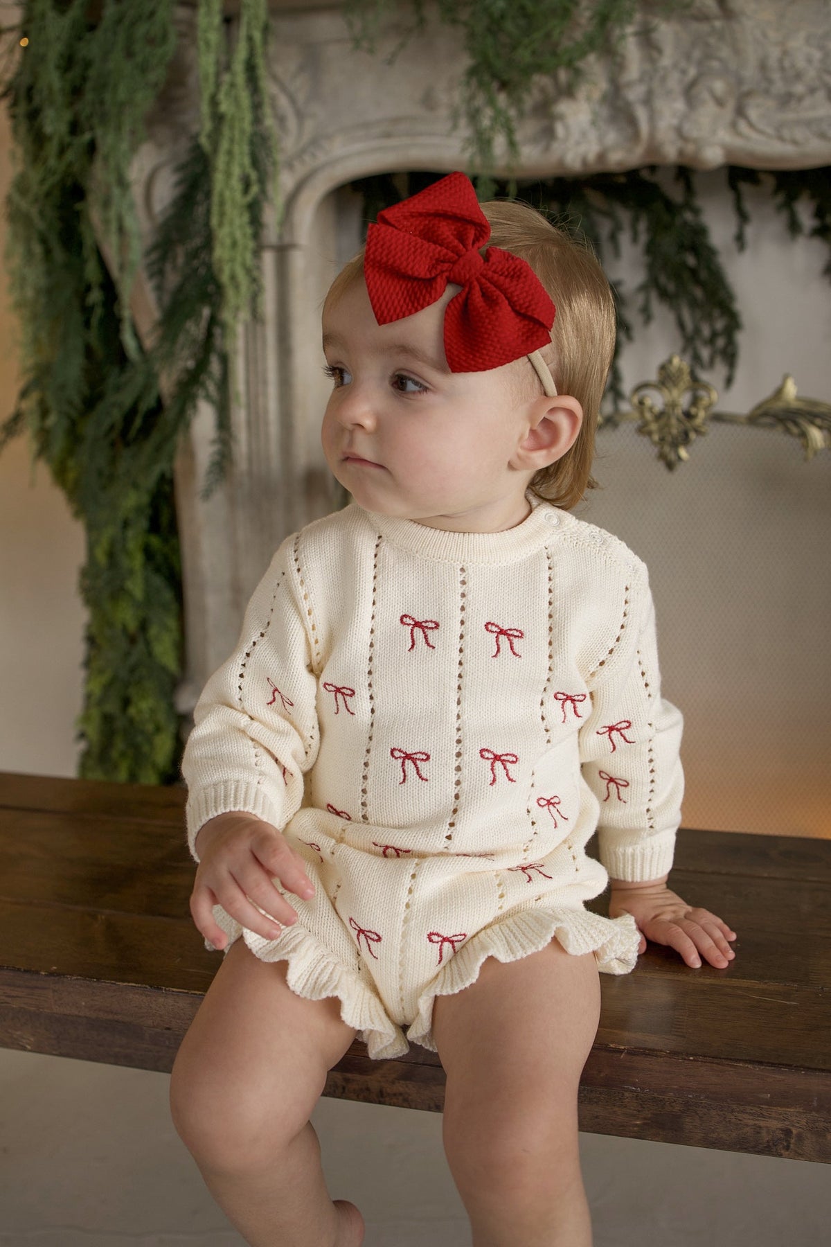 Knit Ruffle Romper | Ribbons