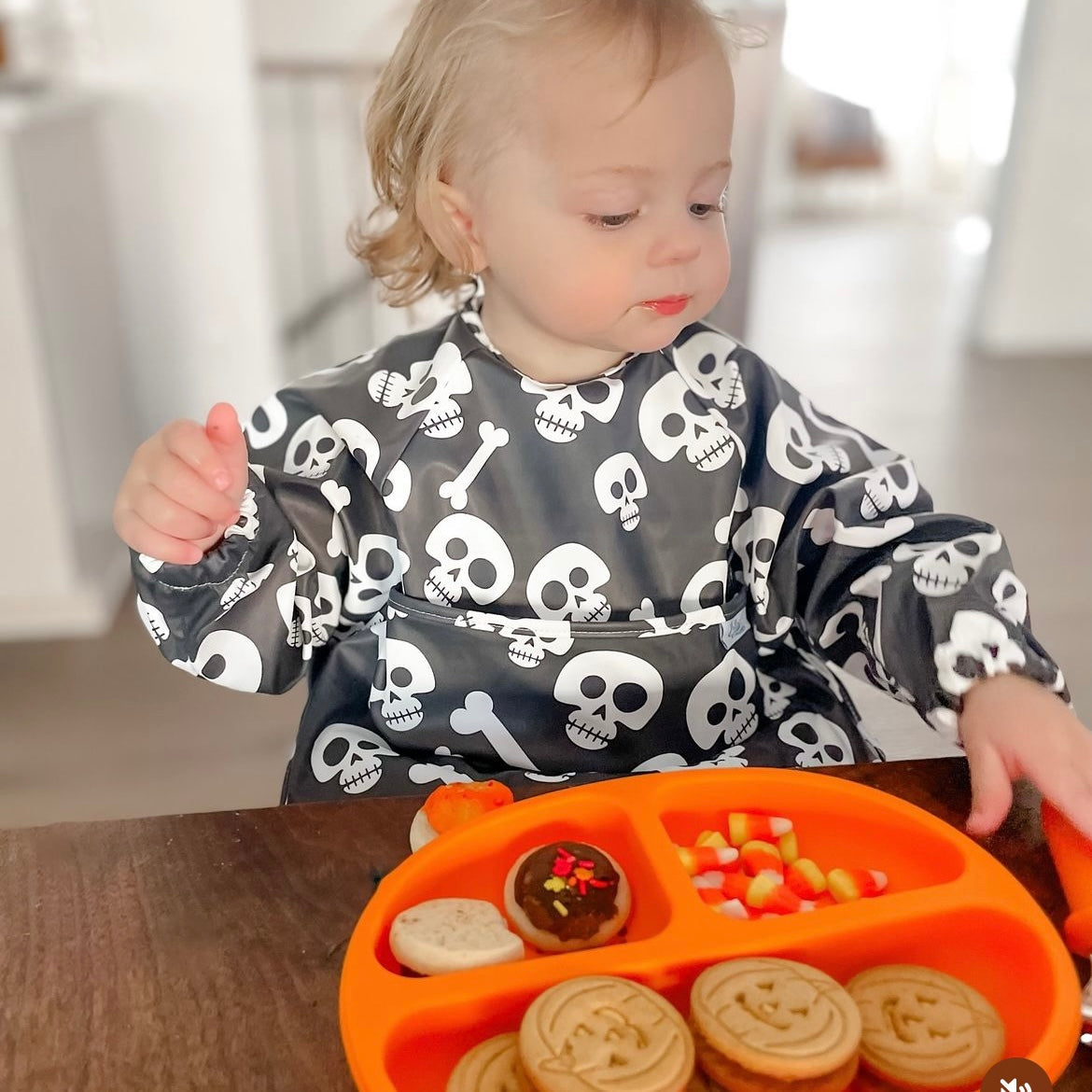 The Grayson Long Sleeve Bib - Skelly