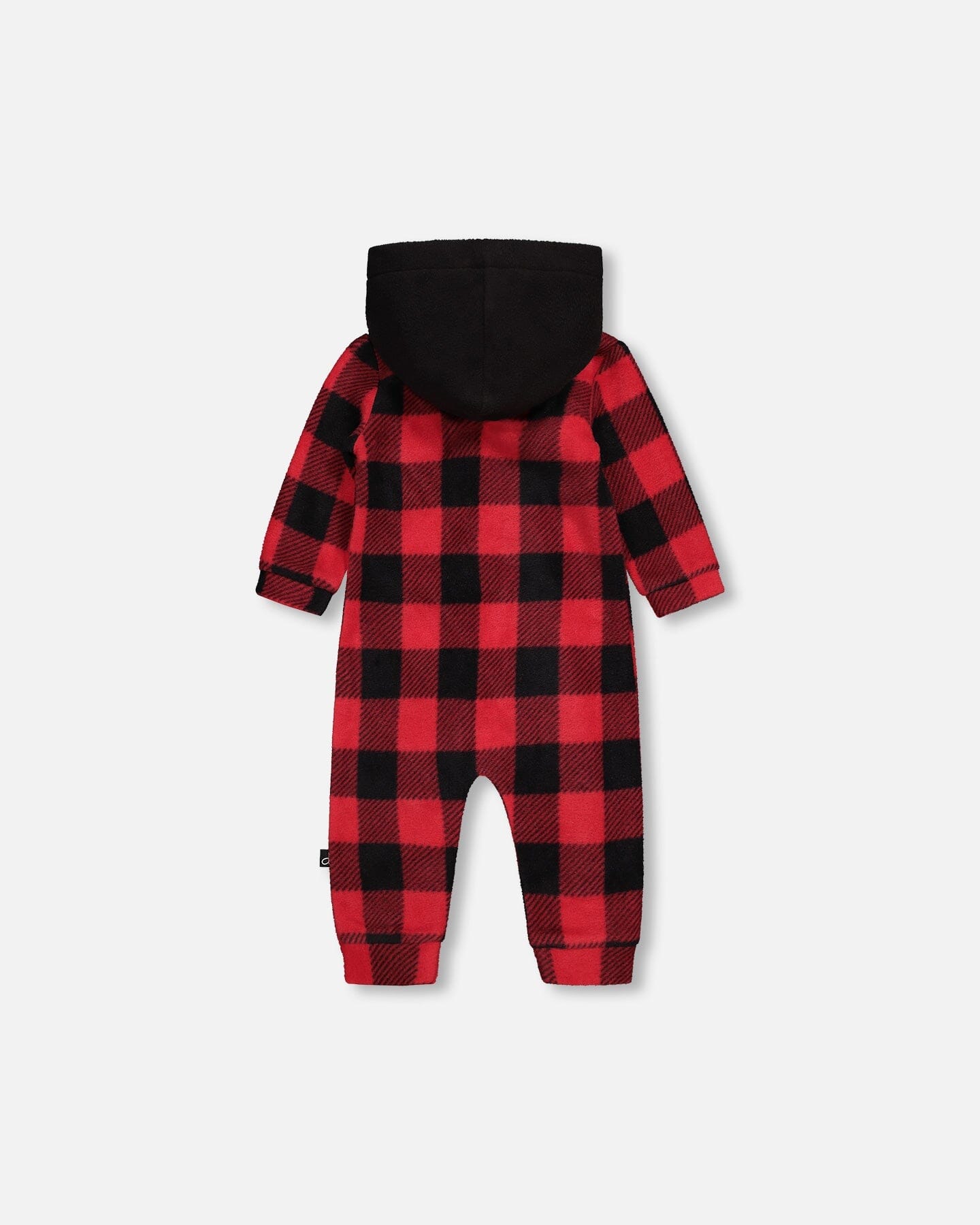 Light Polar Hooded Jumpsuit Buffalo Plaid