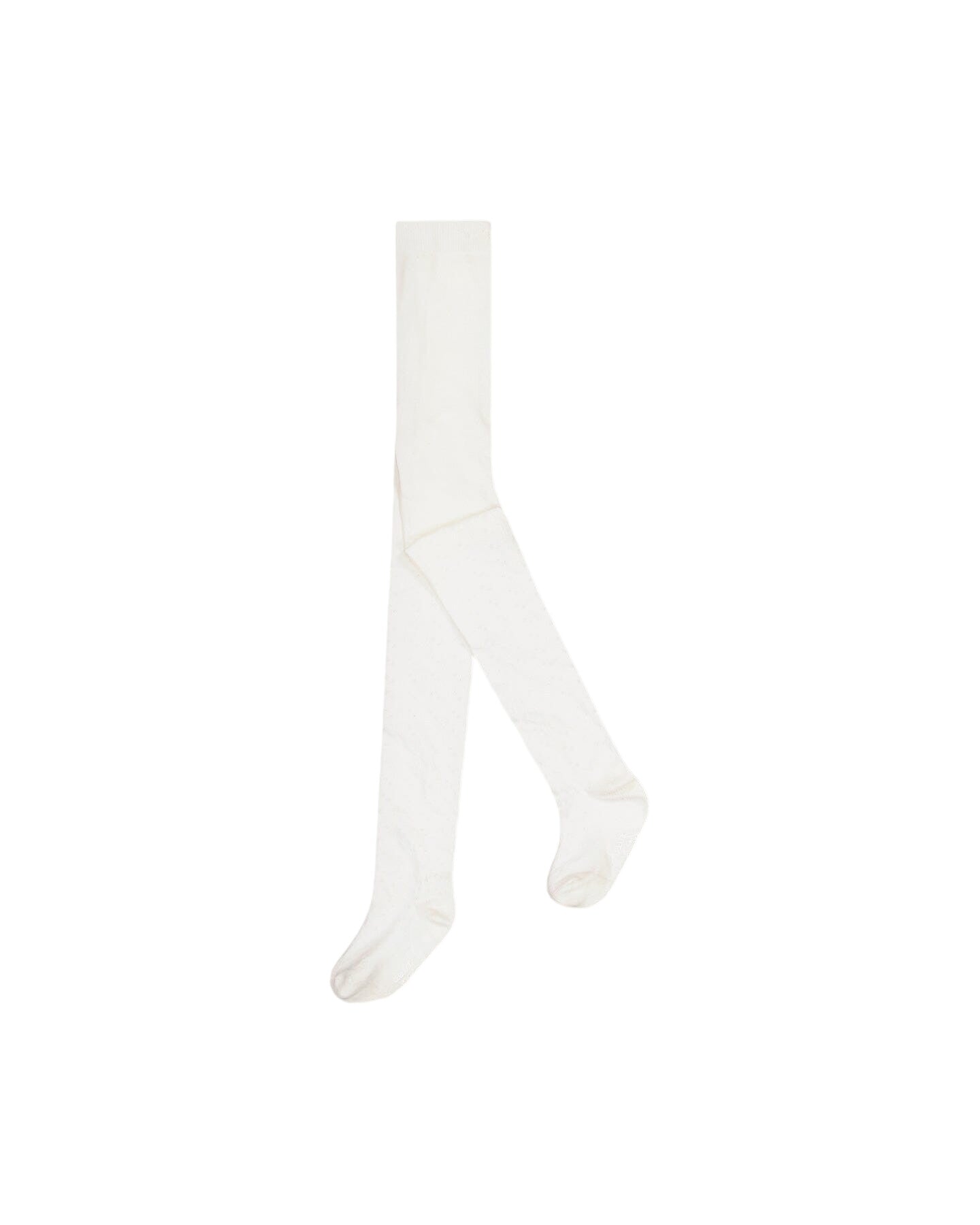 Baby Cable Tights Off White