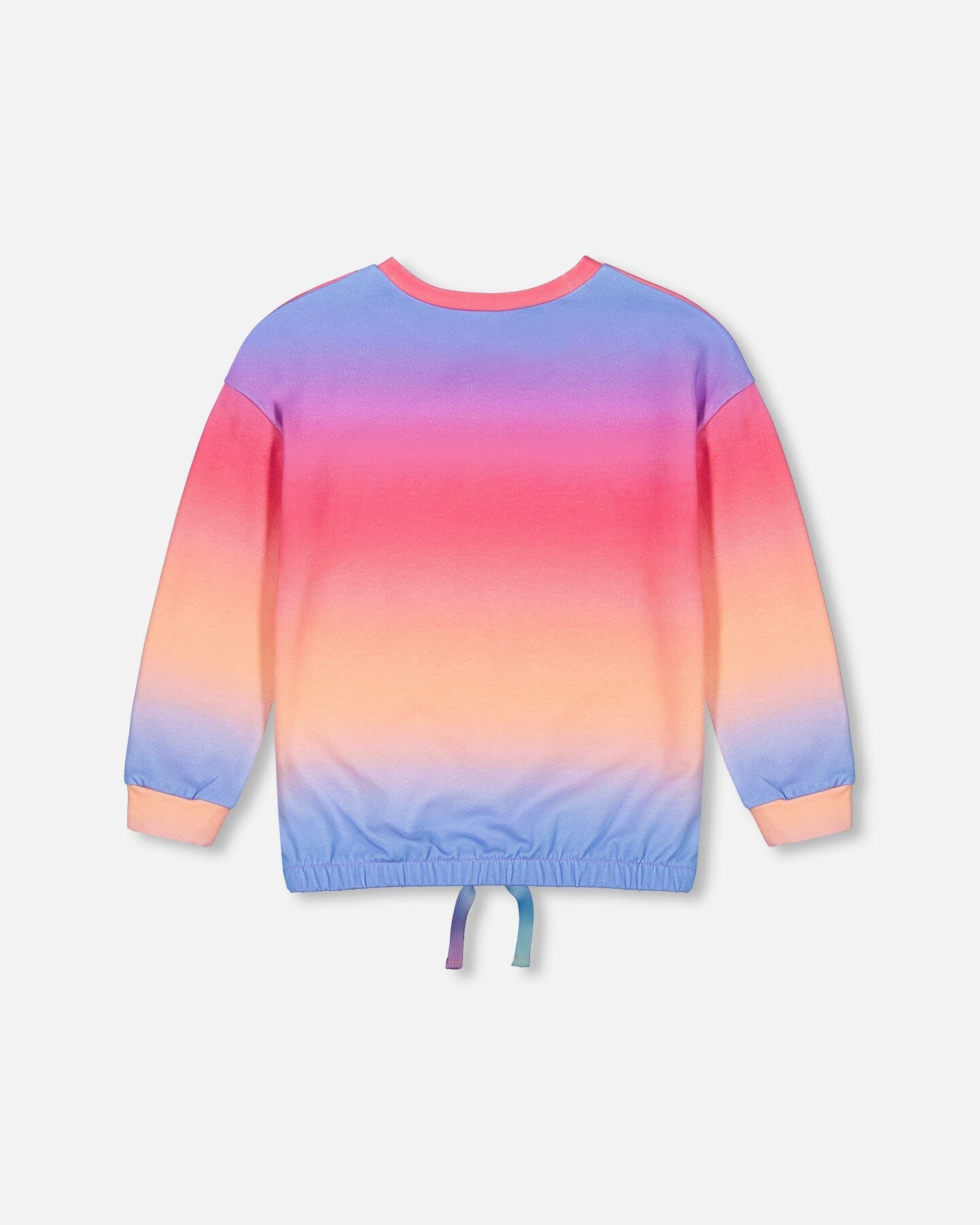 Athletic French Terry Sweatshirt Multicolor Gradient