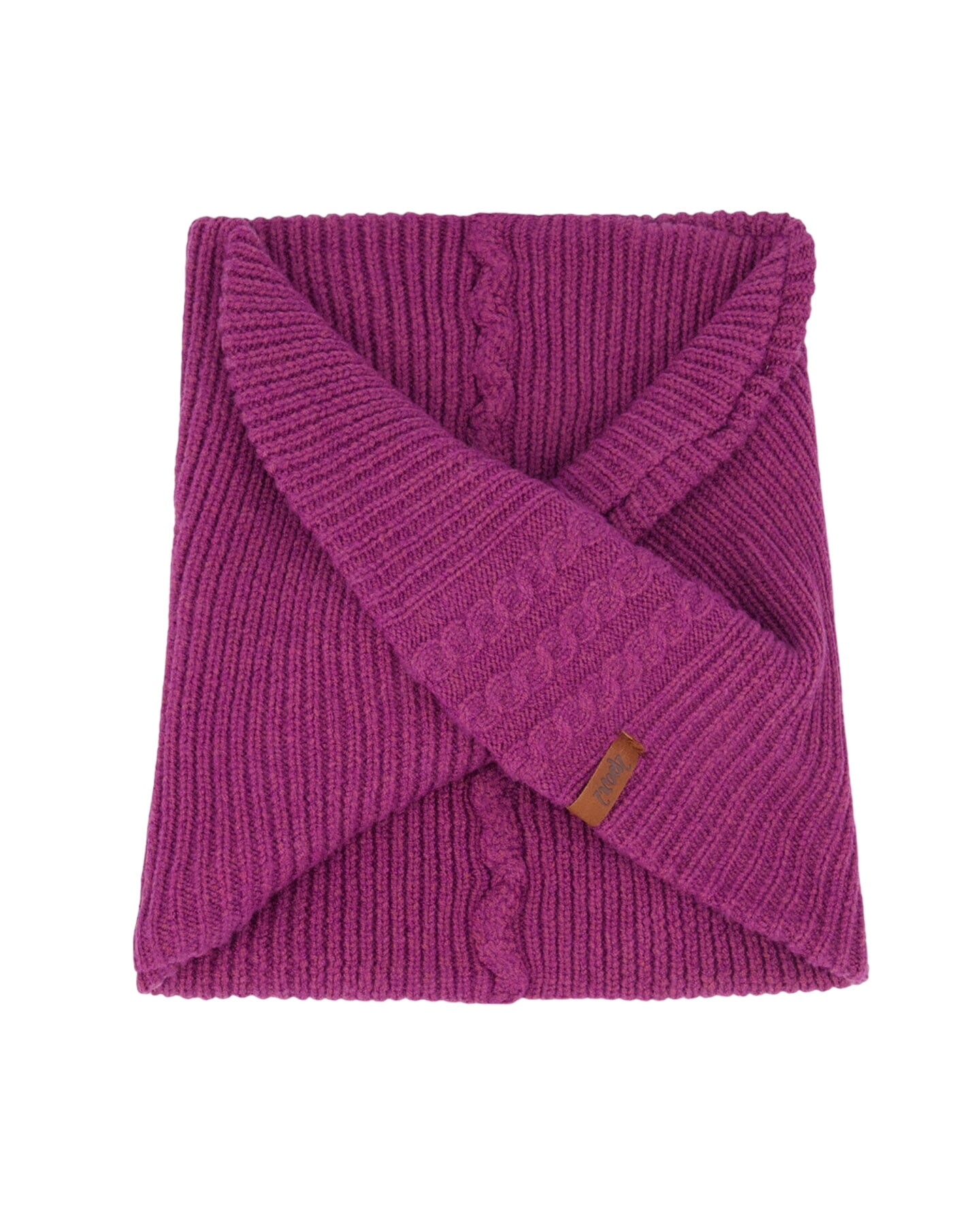 Knit Neckwarmer Burgundy