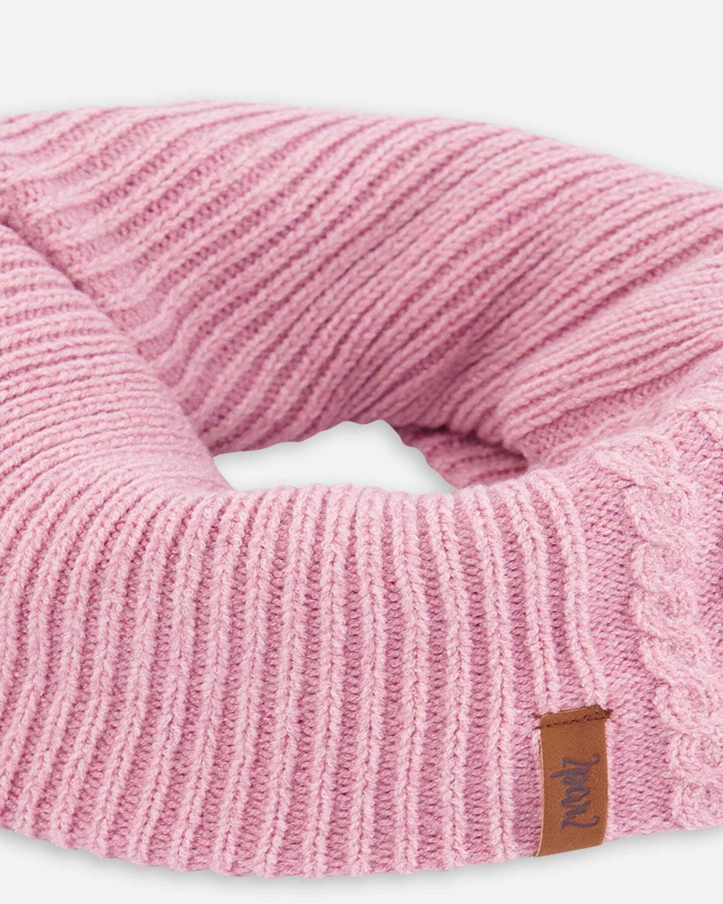 Knit Neckwarmer Old Rose