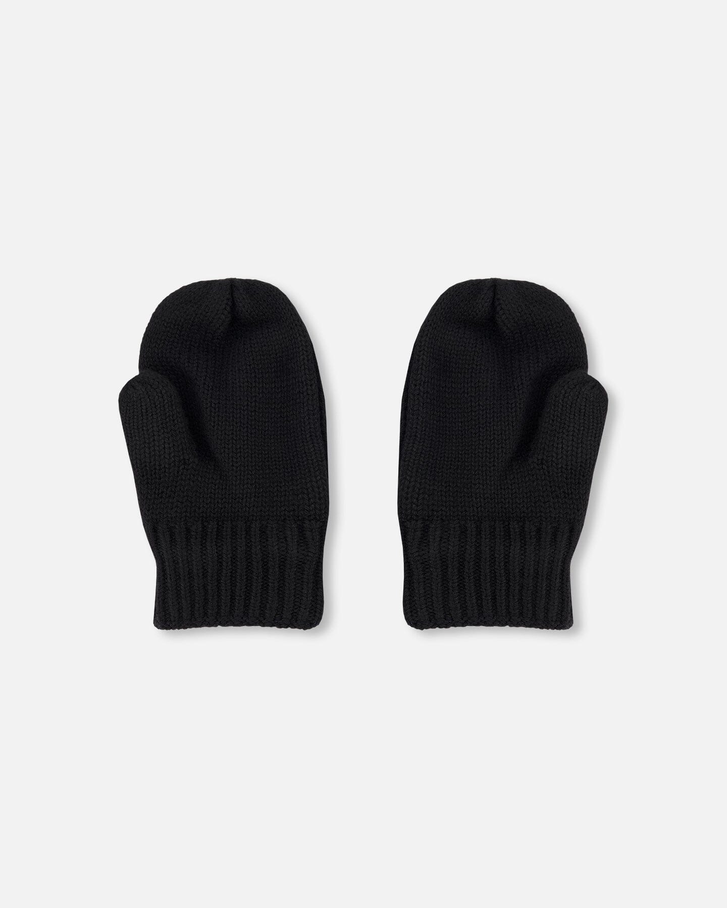 Knitted Mittens Black