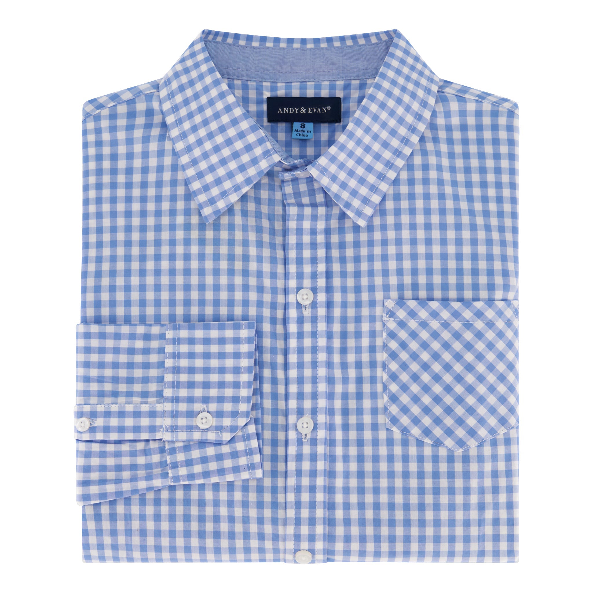 Boys Gingham Button Down