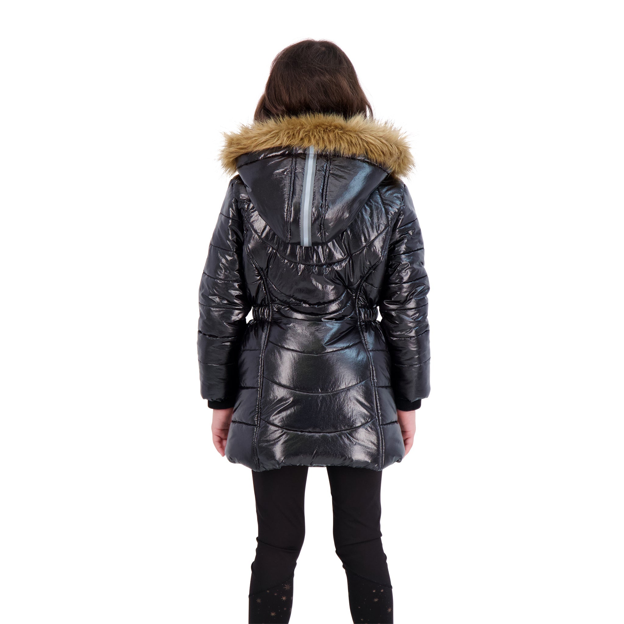 Girls Long Bubble Coat