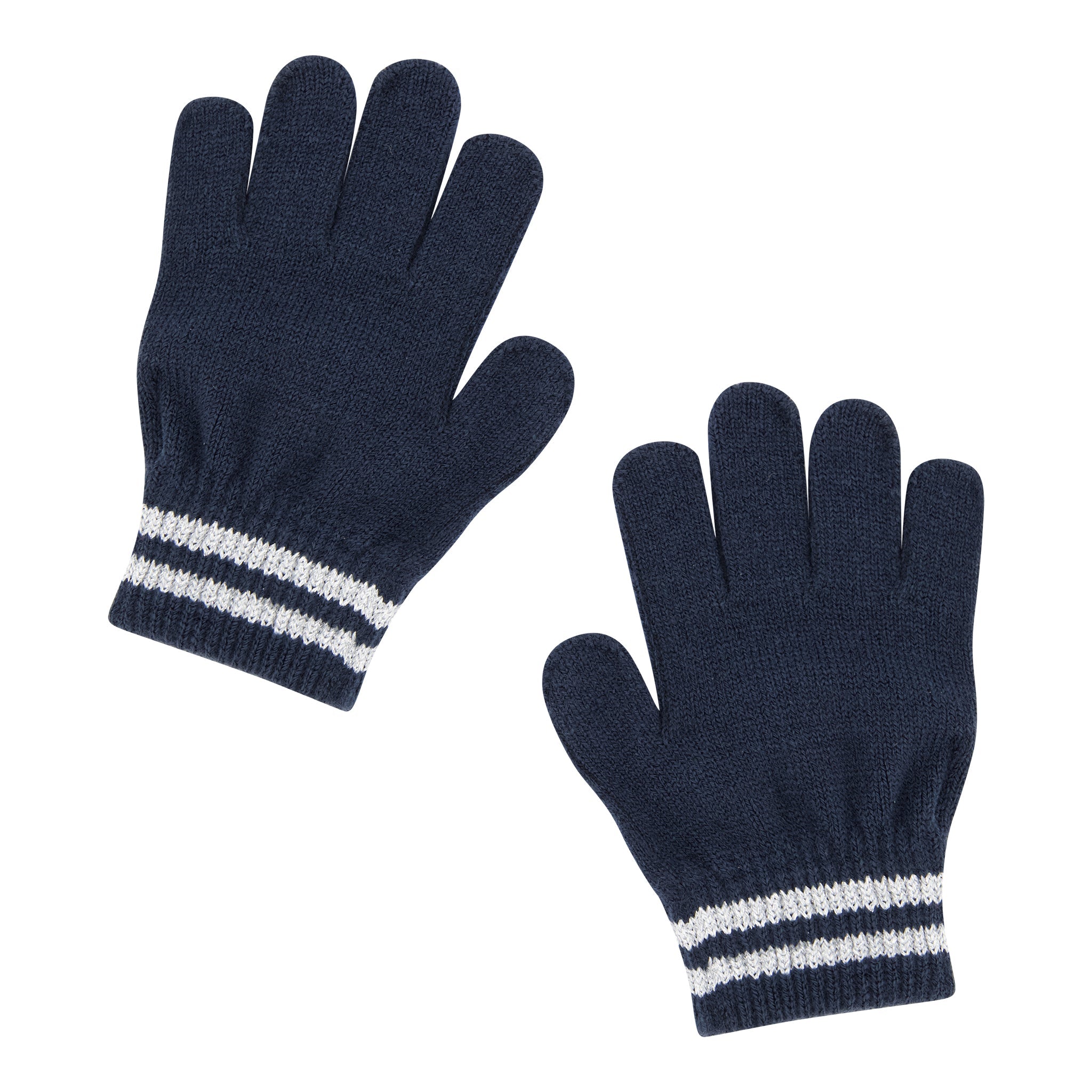 Navy Star Hat & Glove Set