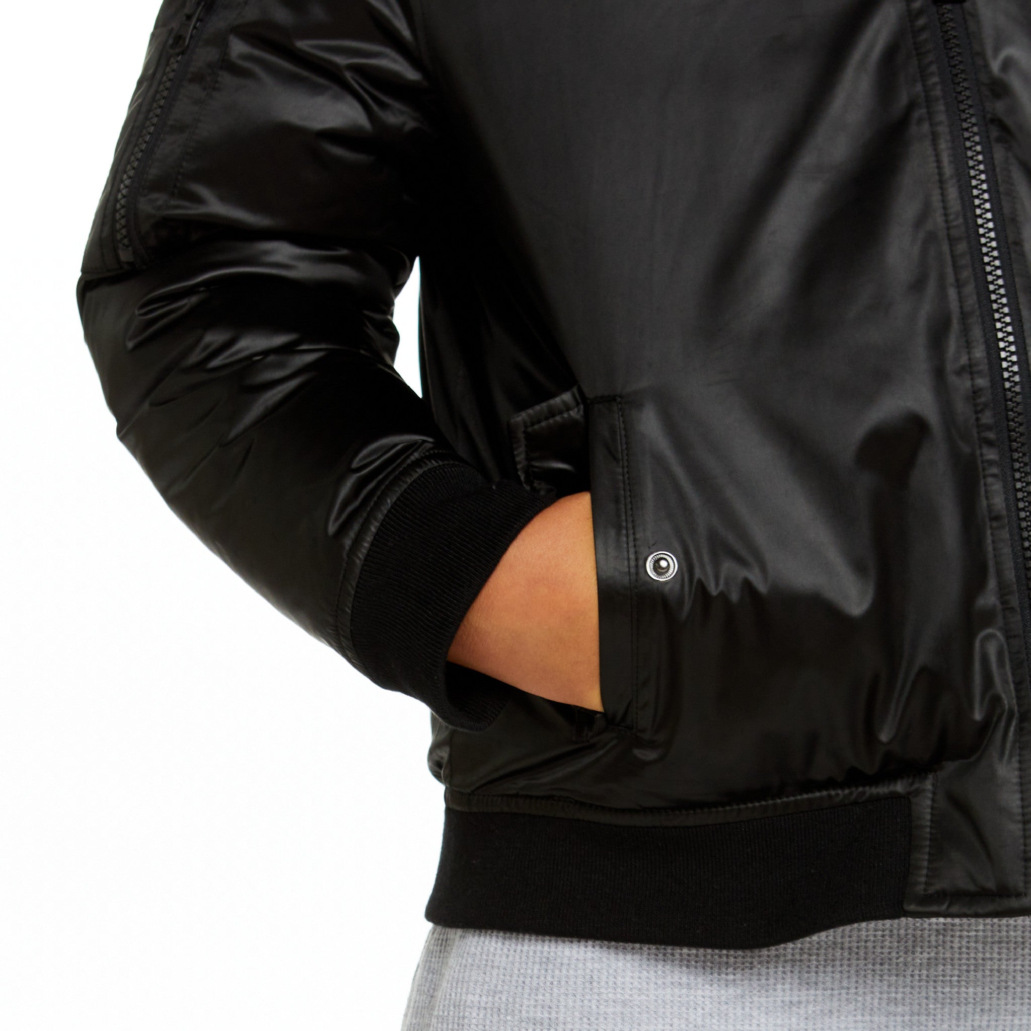 Spaceone X Andy & Evan® | Reversible Bomber Jacket | Deep Space Black