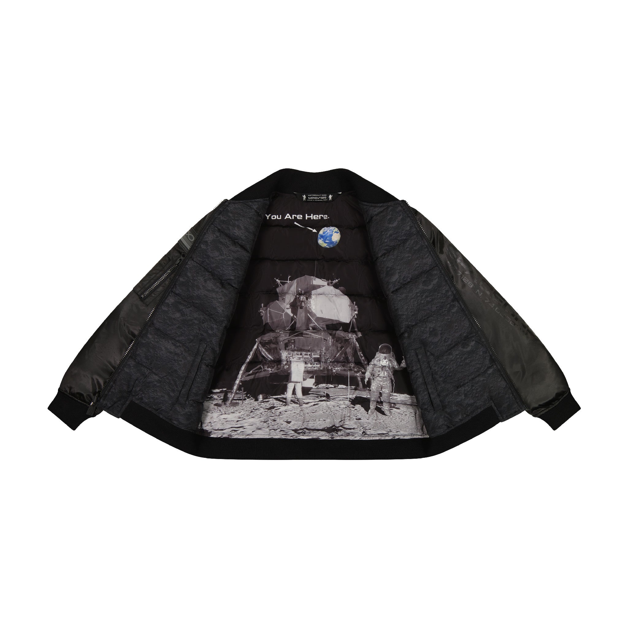 Spaceone X Andy & Evan® | Reversible Bomber Jacket | Deep Space Black