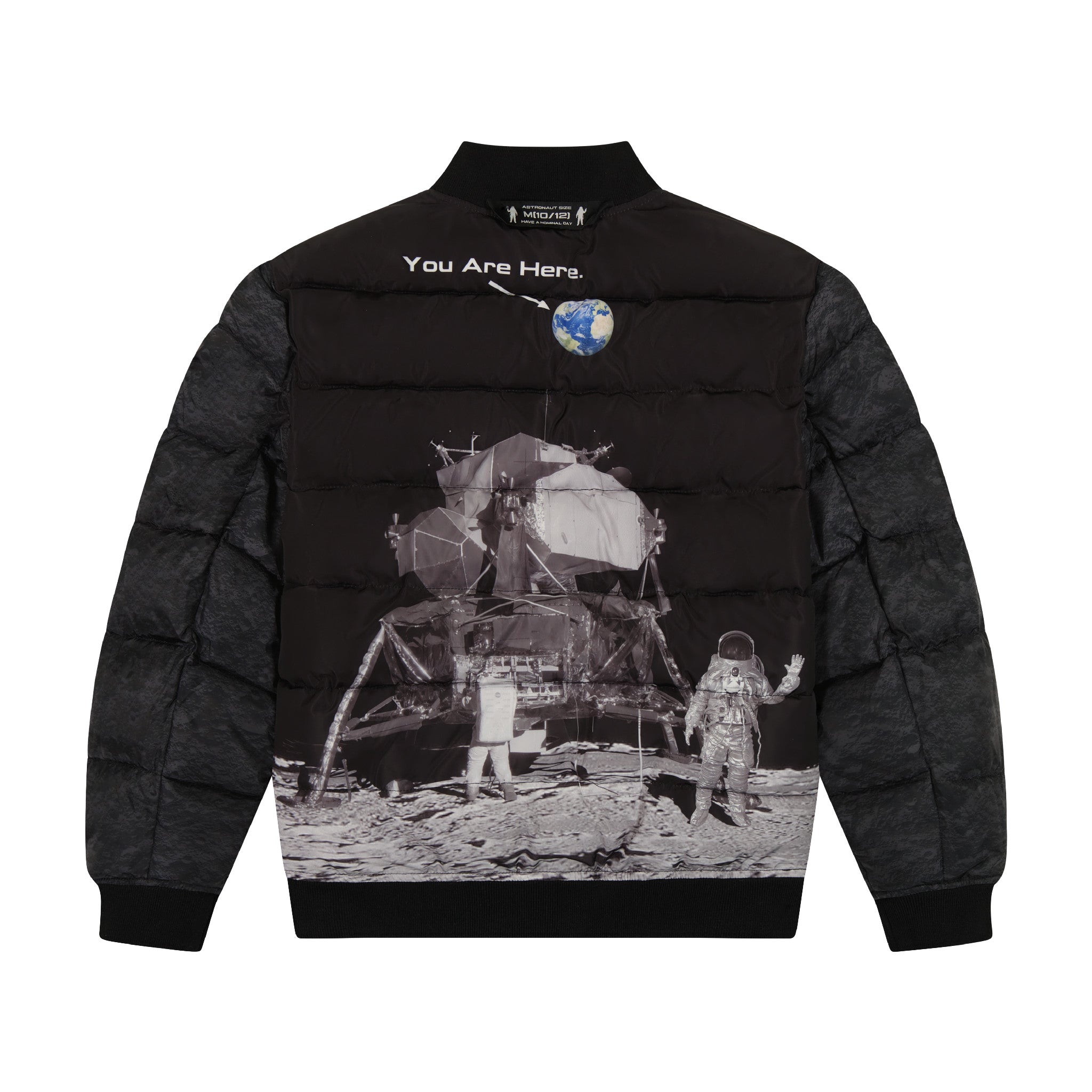 Spaceone X Andy & Evan® | Reversible Bomber Jacket | Deep Space Black